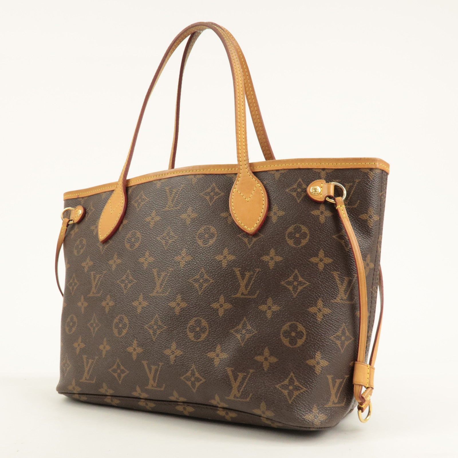 Louis Vuitton Monogram Neverfull PM Tote Bag Brown M41245 Used