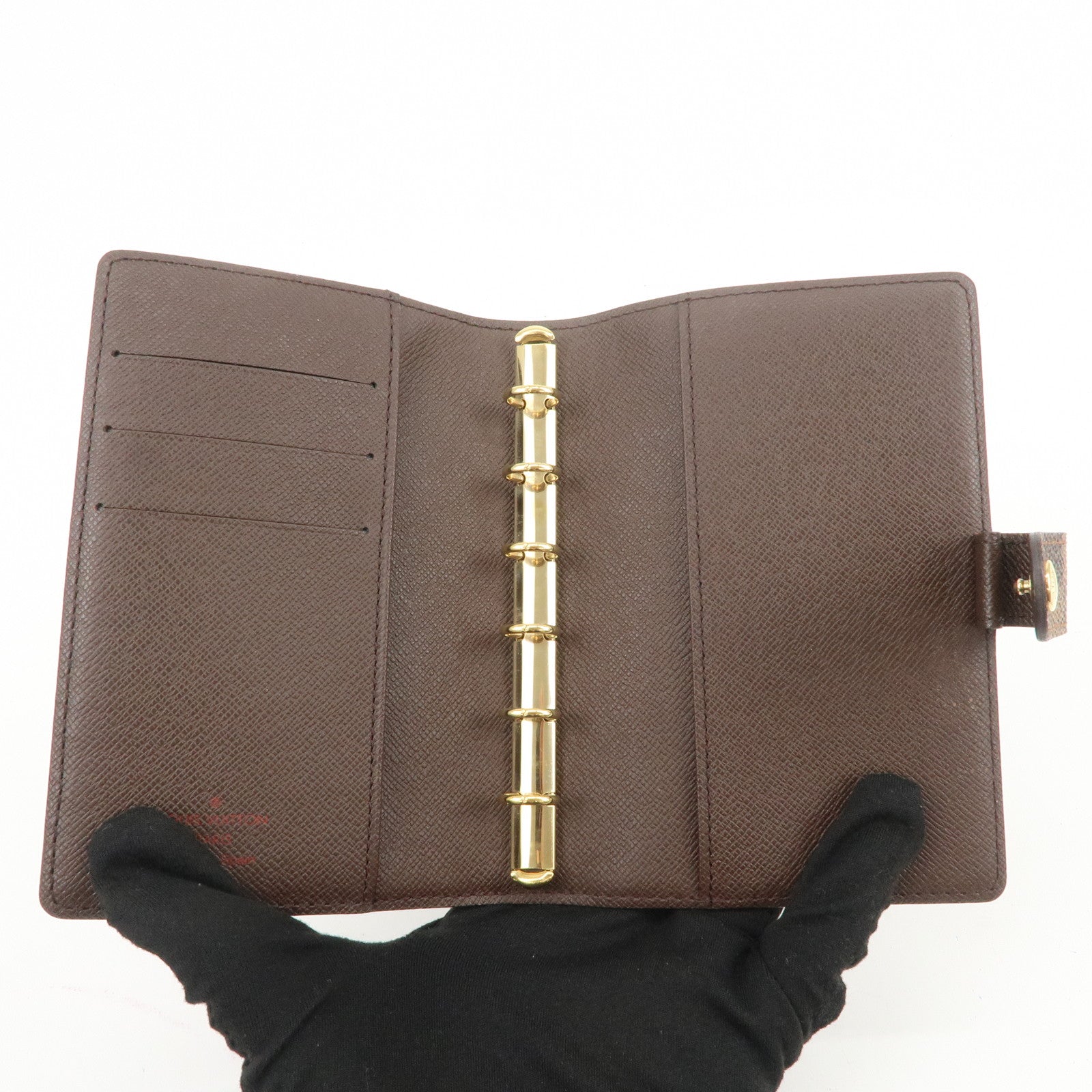 Louis Vuitton Damier Agenda PM Planner Cover Damier Ebene R20700