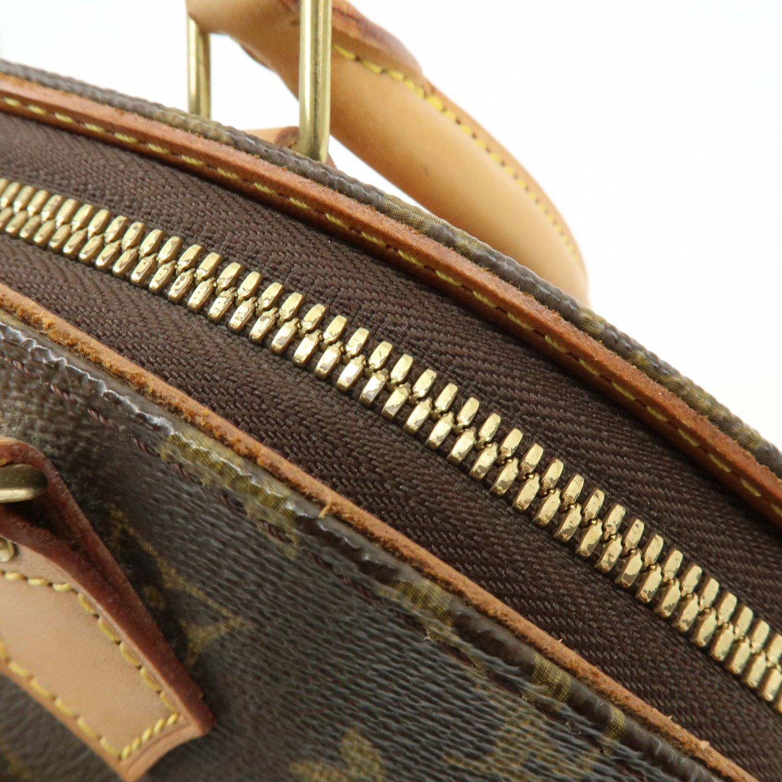 Louis Vuitton Monogram Ellipse PM Hand Bag Brown M51127