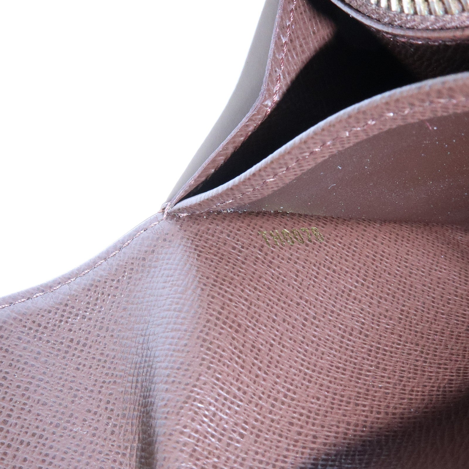 Louis Vuitton Monogram Mini Lin Canvas Long Wallet Brown M95234