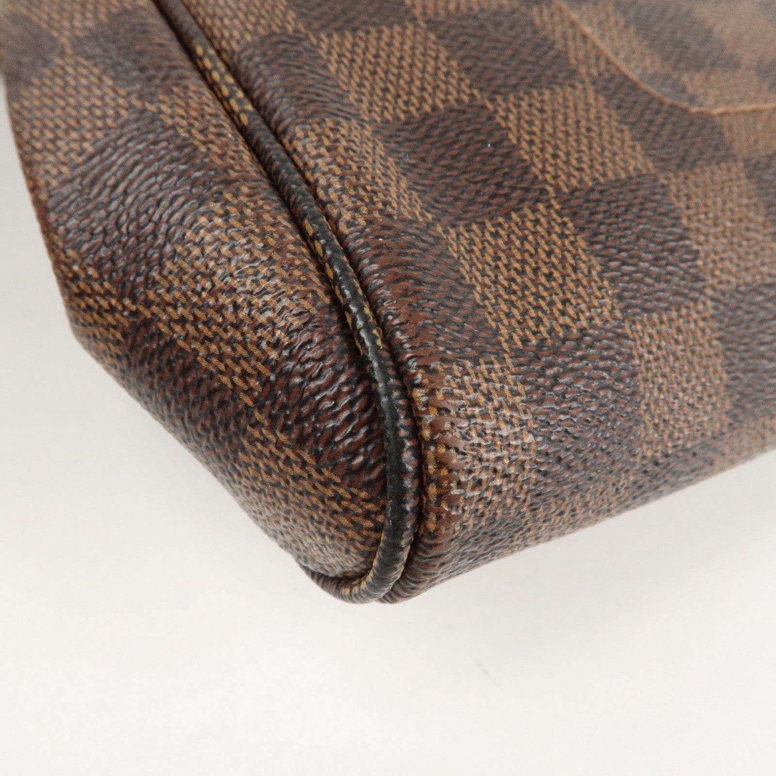 Louis Vuitton Damier Favorite MM Canvas Leather Shoulder Bag FL4126 Used