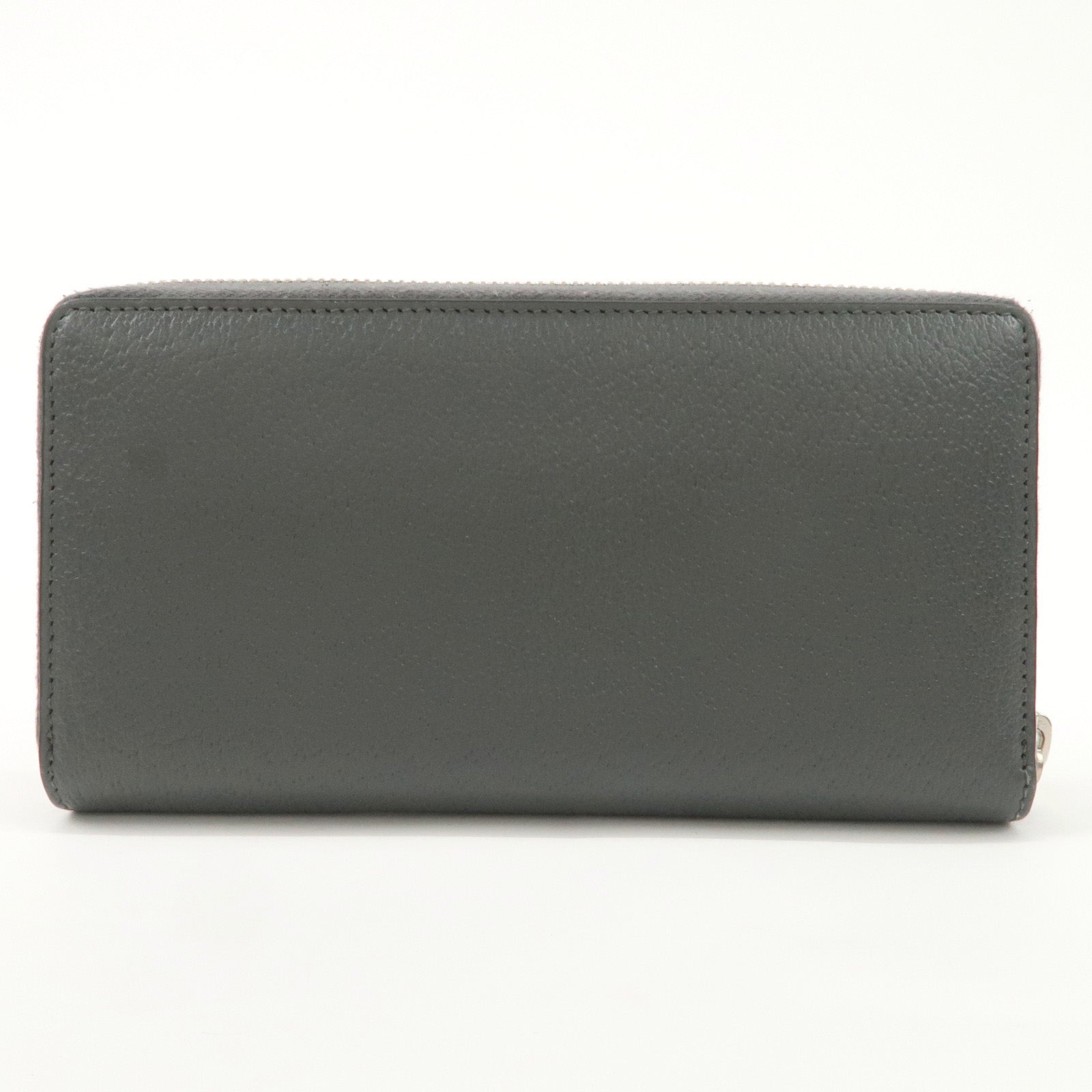 GUCCI Interlocking G GG Supreme Leather Round Zippy Wallet 701423 Used