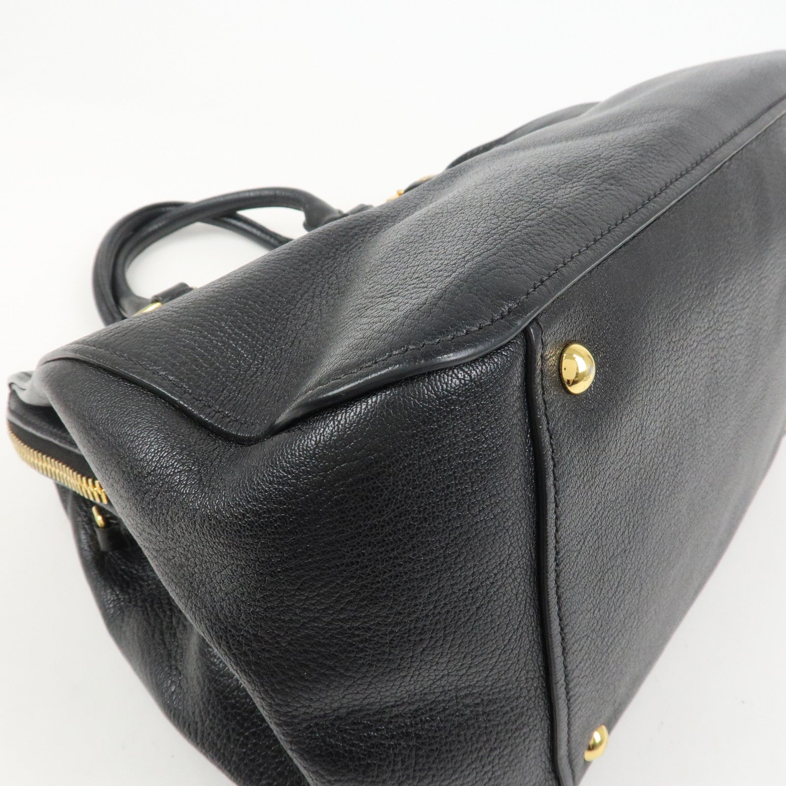 MIU MIU MADRAS 2Way Bag Hand Bag Shoulder Bag RL0058