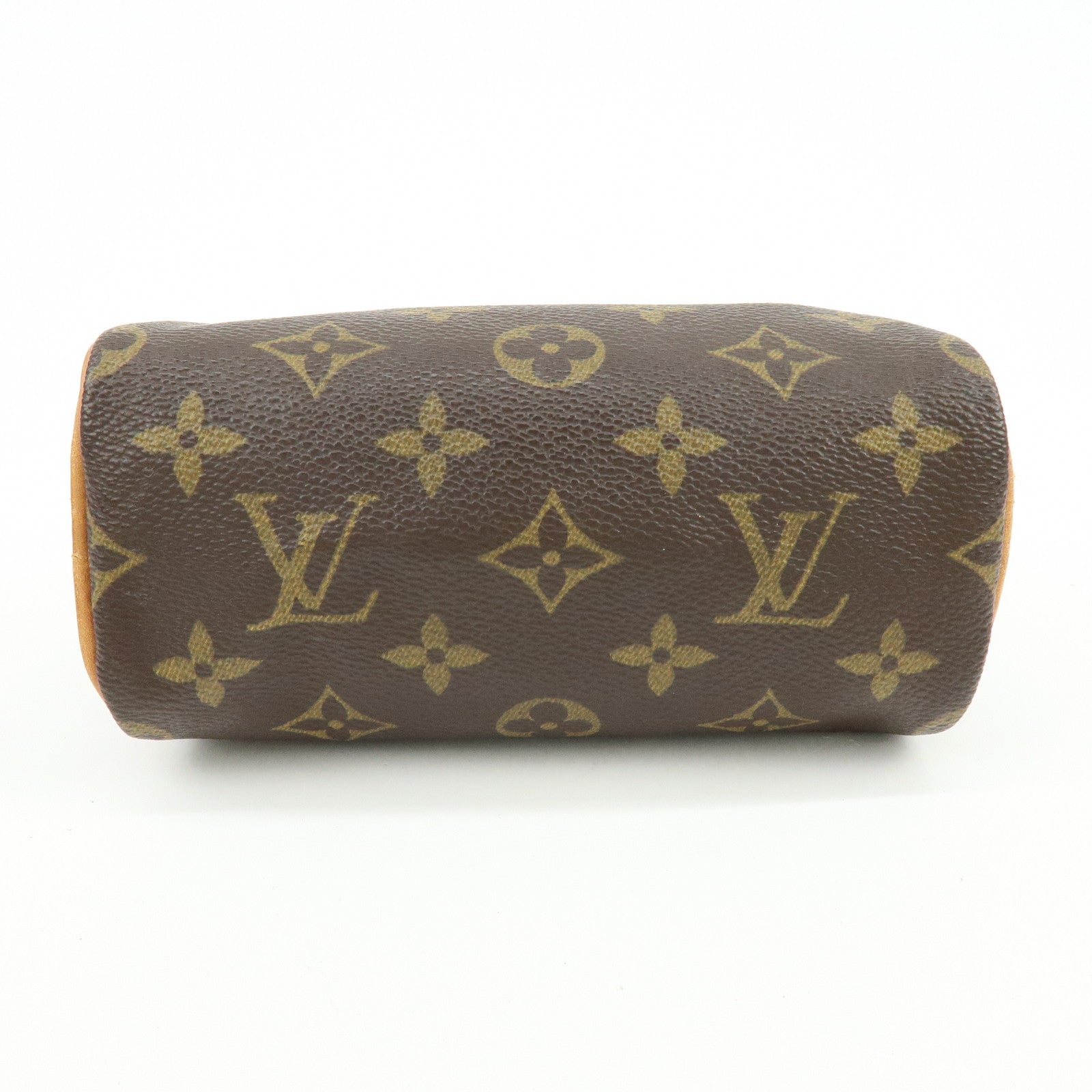 Louis Vuitton Monogram Mini Speedy Hand Bag Brown M41534