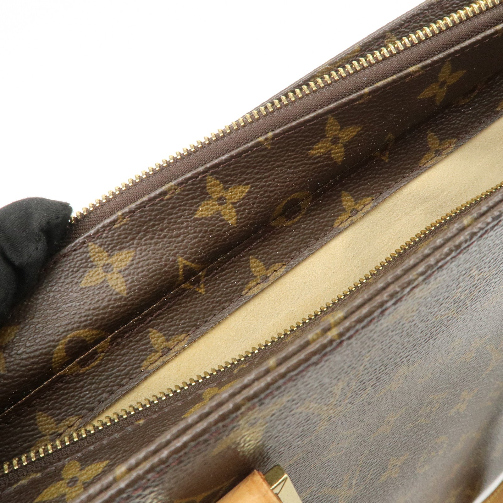 Louis Vuitton Monogram Luco Tote Bag Shoulder Bag Brown M51155 Used