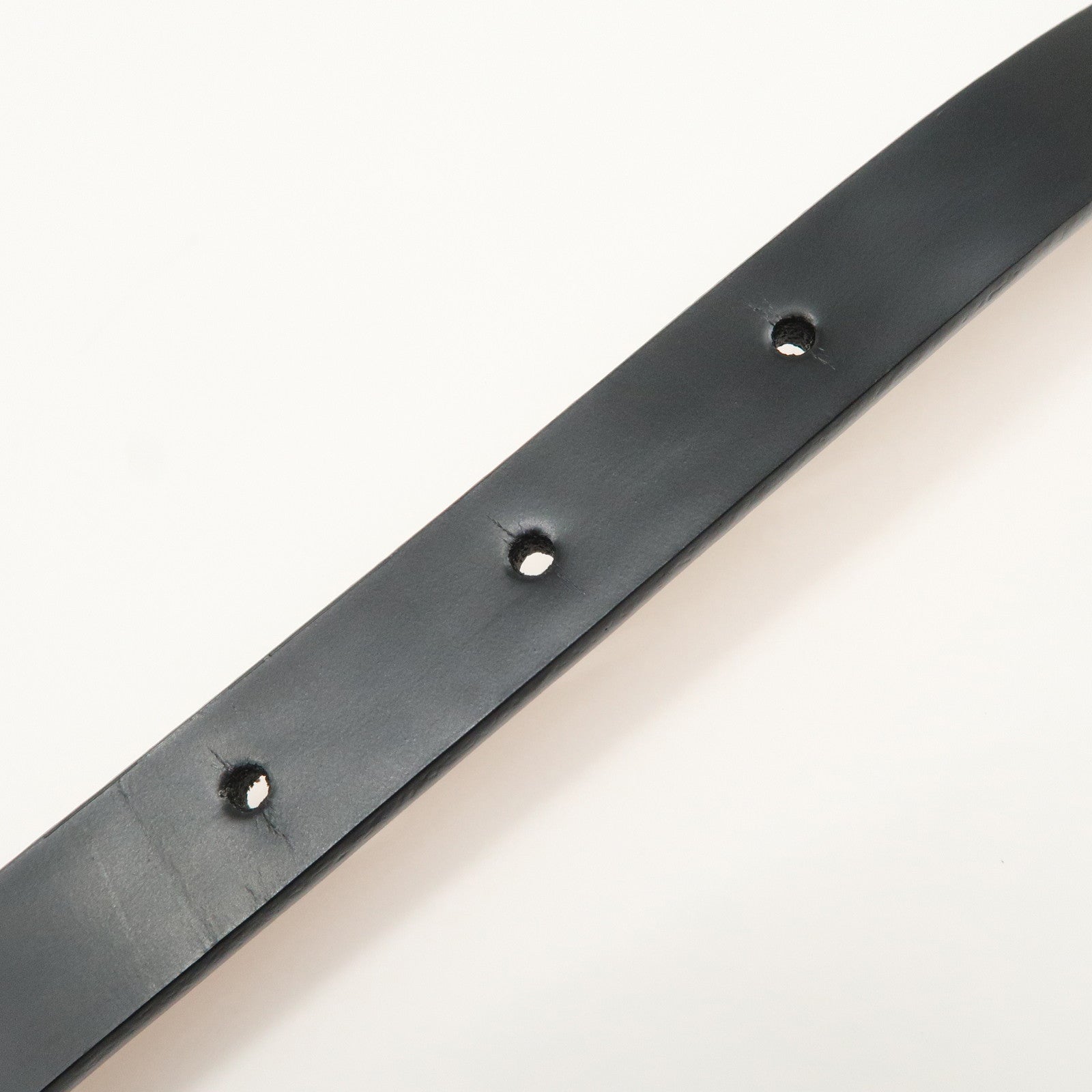 Louis Vuitton Ceinture Carre Leather Belt Black Gold