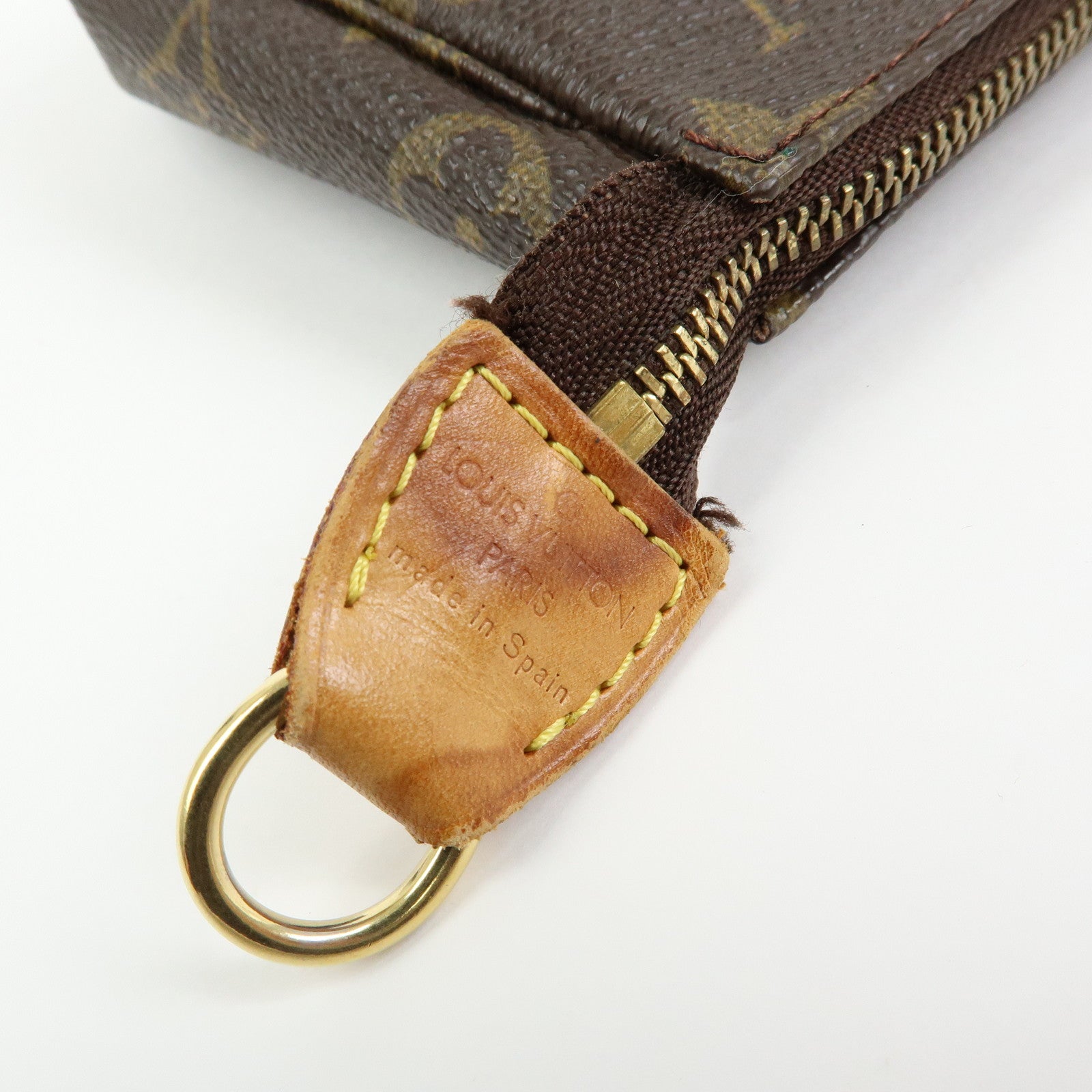 Louis Vuitton Monogram Pochette Accessoires Pouch Hand Bag M51980