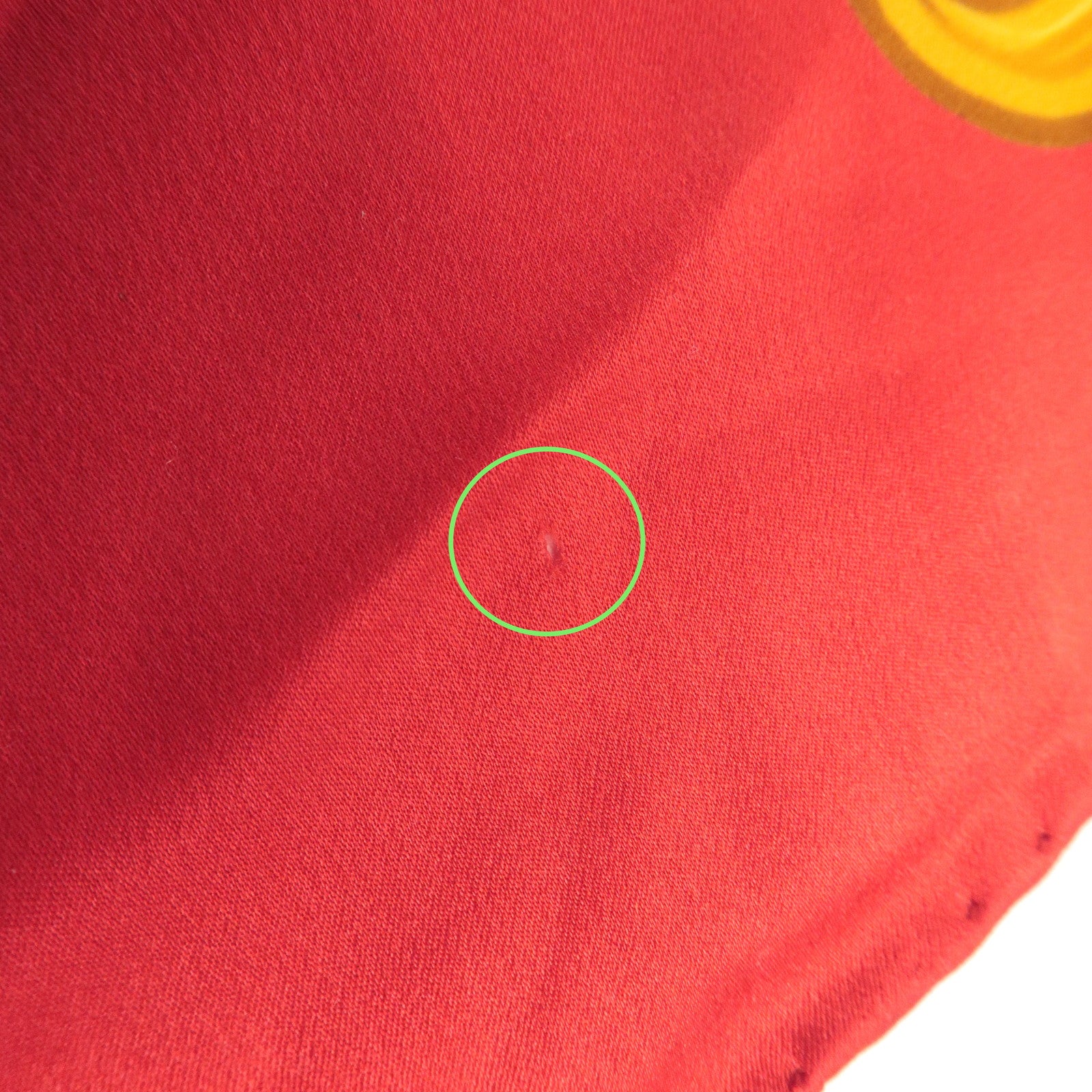 CHANEL Silk 100% Scarf Rose Print Floral Pattern 93x93 Red Gold