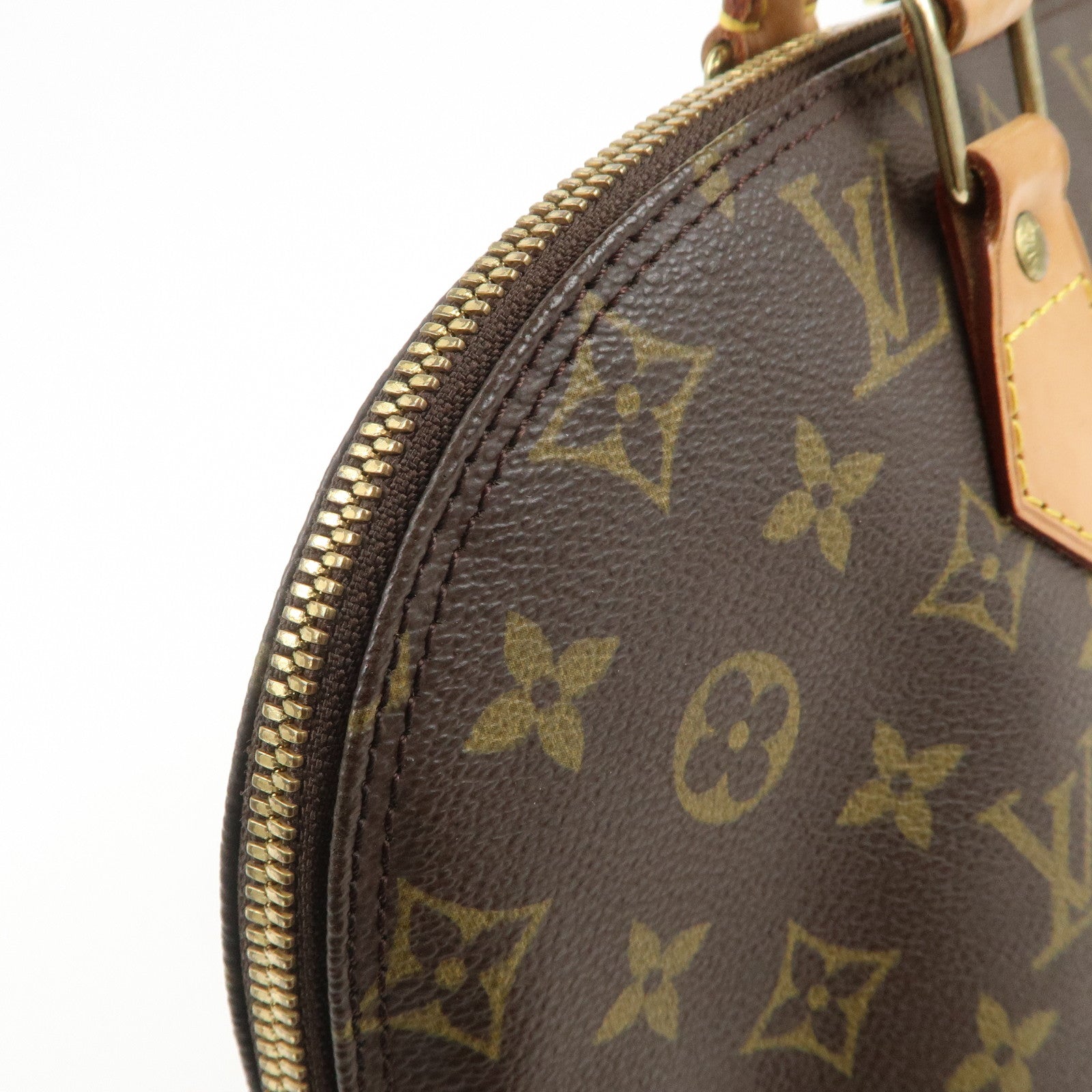 Louis Vuitton Monogram Canvas Alma Hand Bag Brown M51130