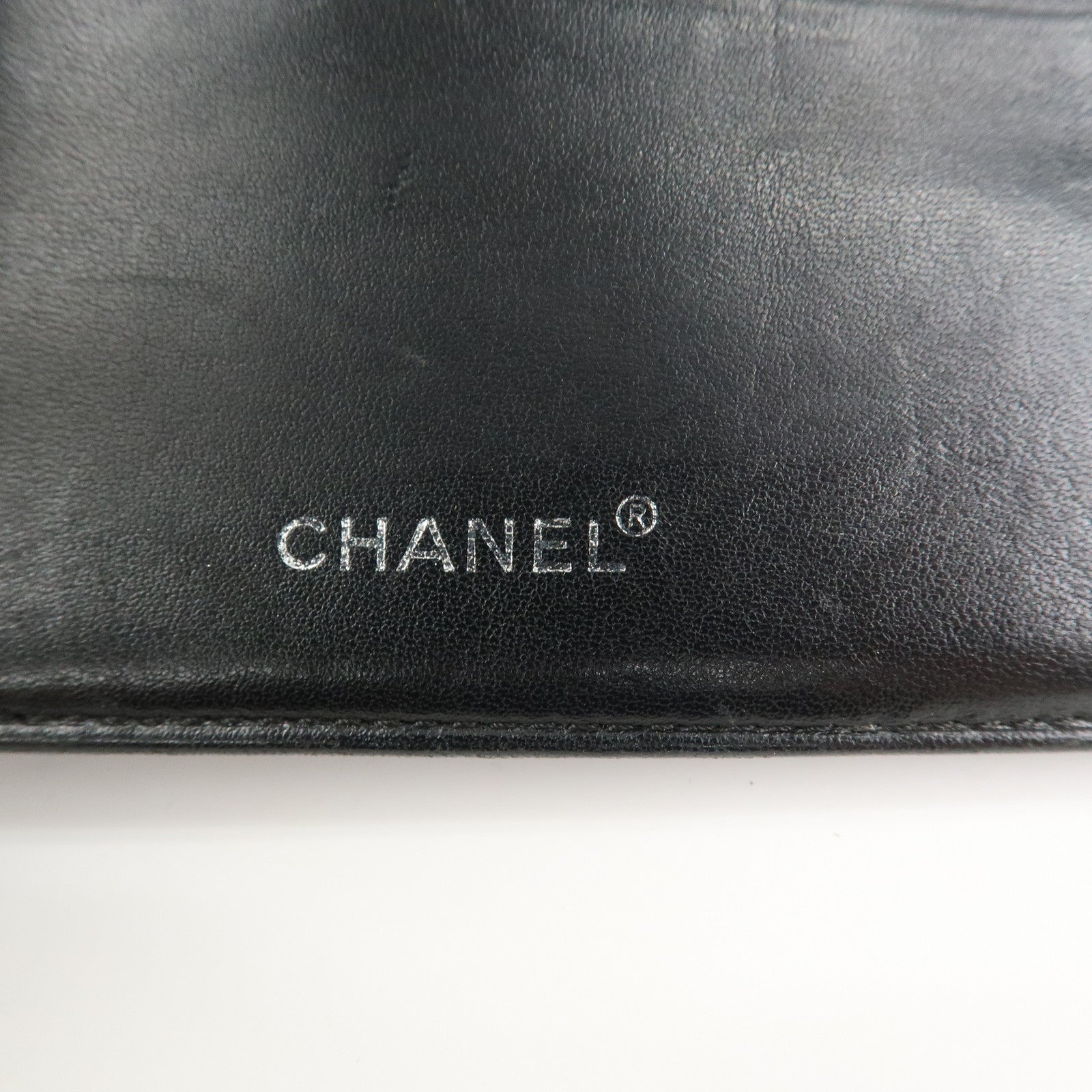 CHANEL New Travel Line Nylon Jacquard Compact Wallet Black A14342