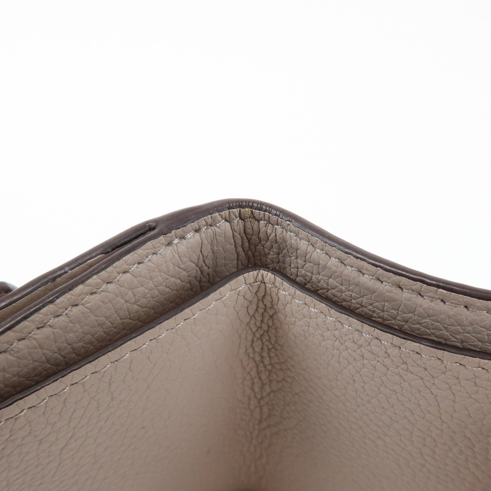 Louis Vuitton Torillon Portefeuille Lock Mini Wallet Greige M69340