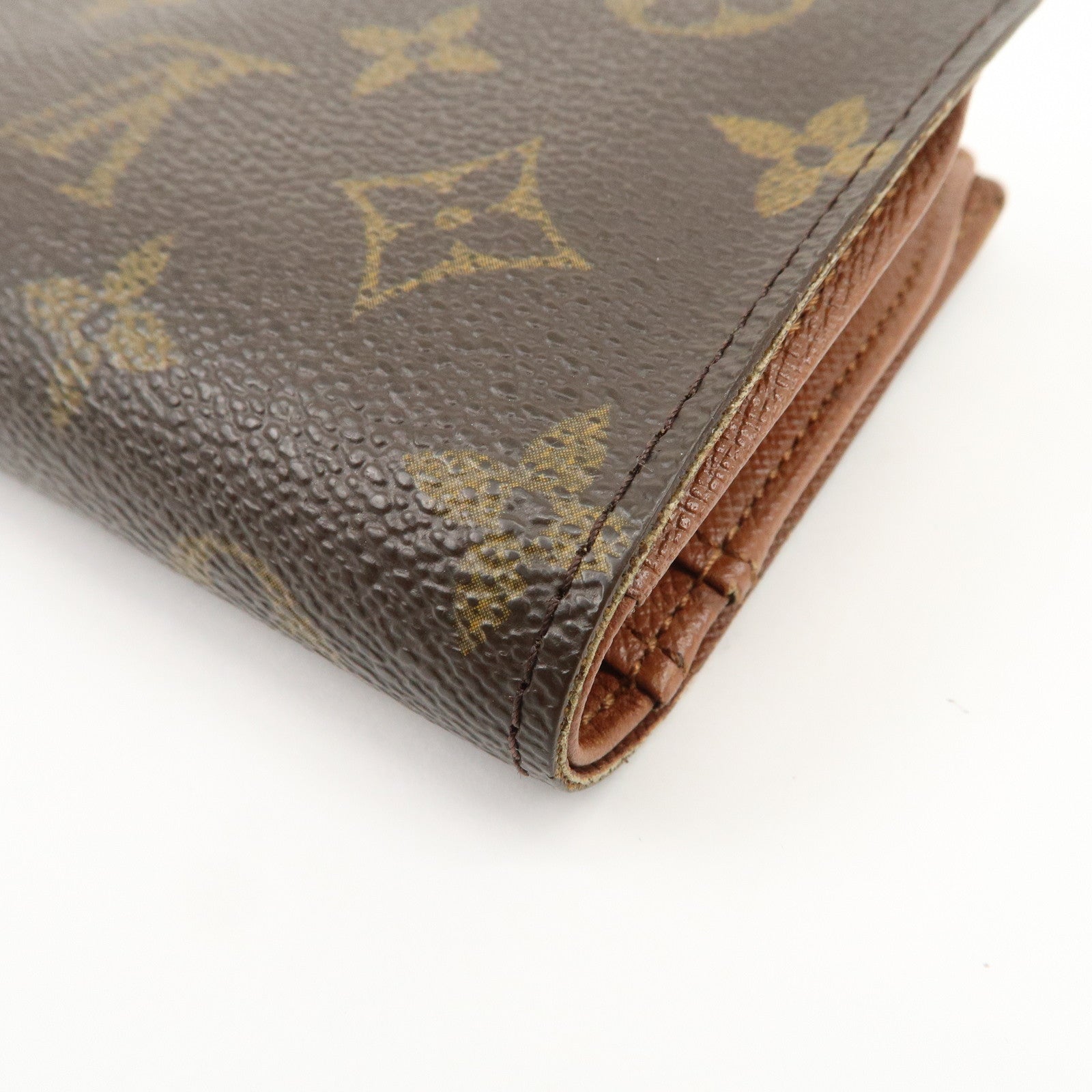 Louis Vuitton Monogram Portefeuille Viennois Wallet Brown M61674 Used