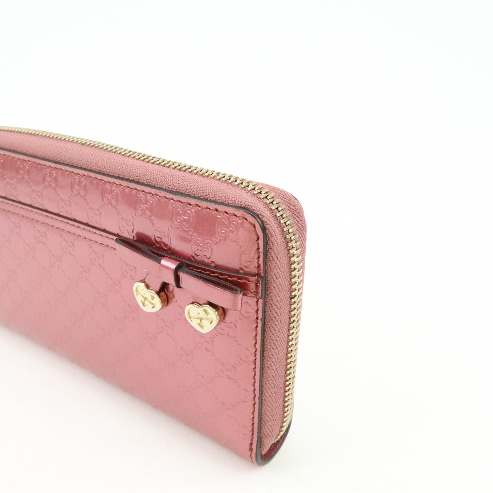 GUCCI Interlocking G Lovely Heart Microguccissima Wallet 307997