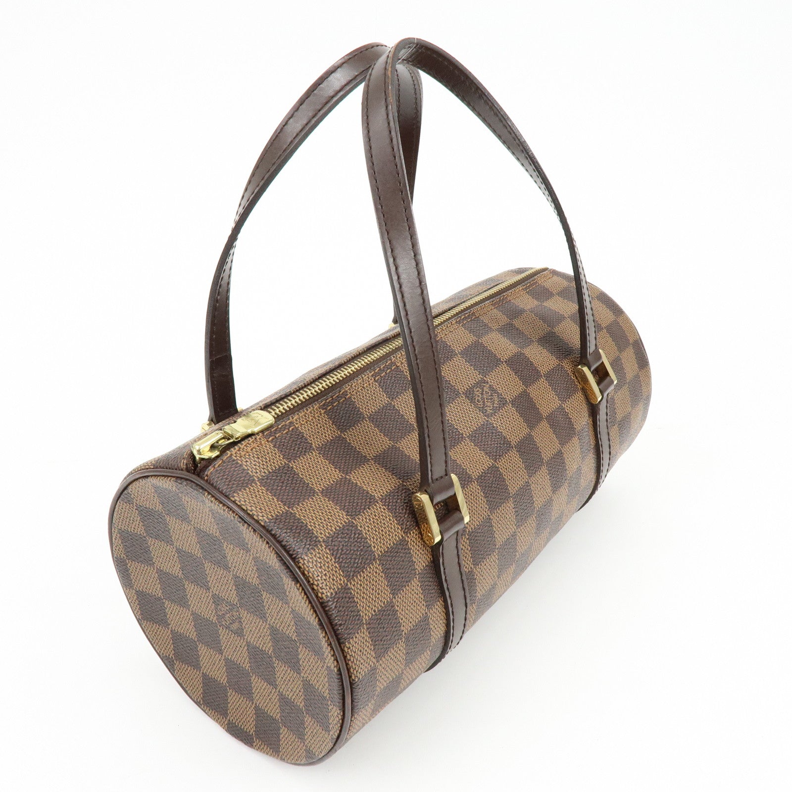 Louis Vuitton Damier Ebene Papillon 26 Hand Bag Brown N51304
