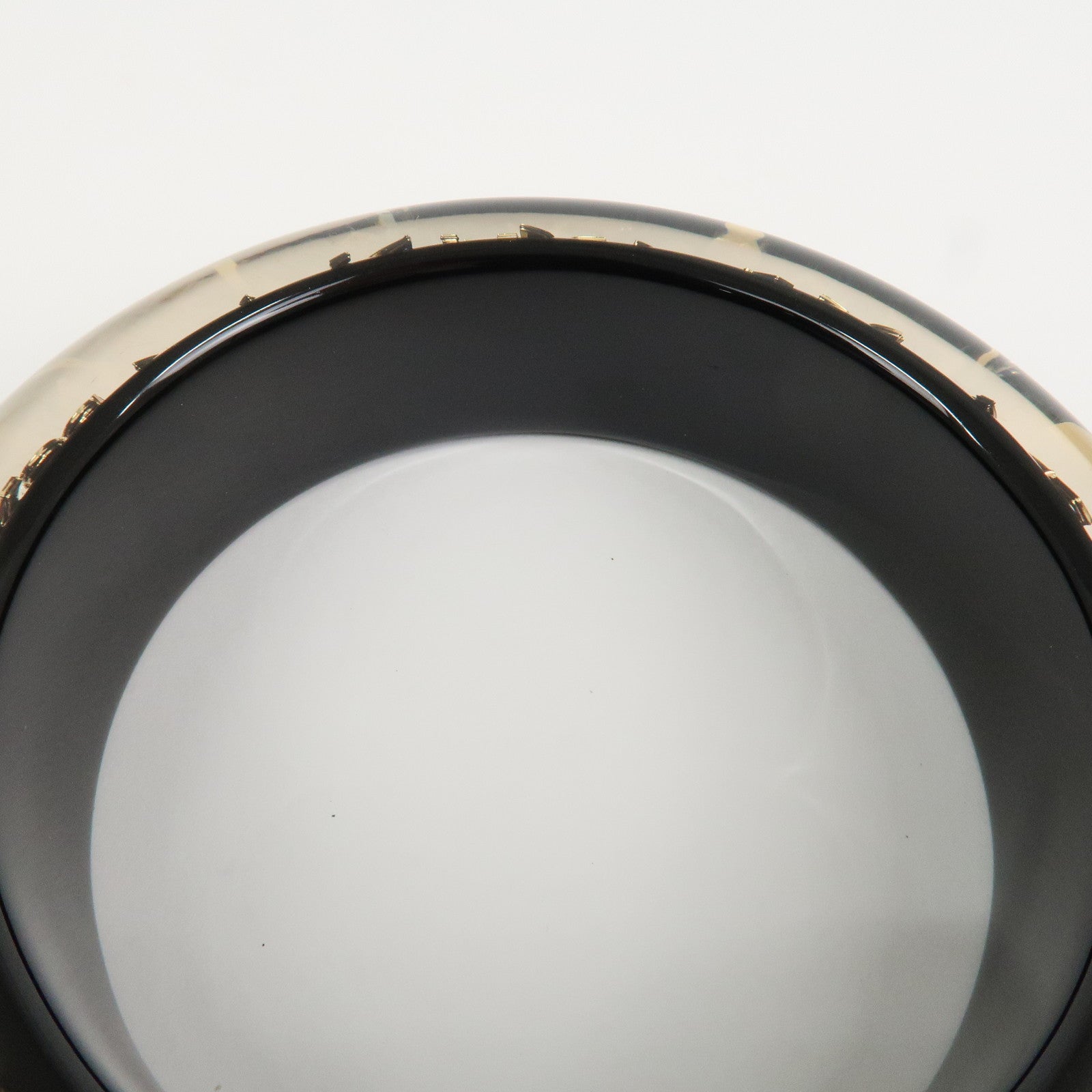 Louis Vuitton Bracelet Inclusion GM Bangle Transparent Black M65301