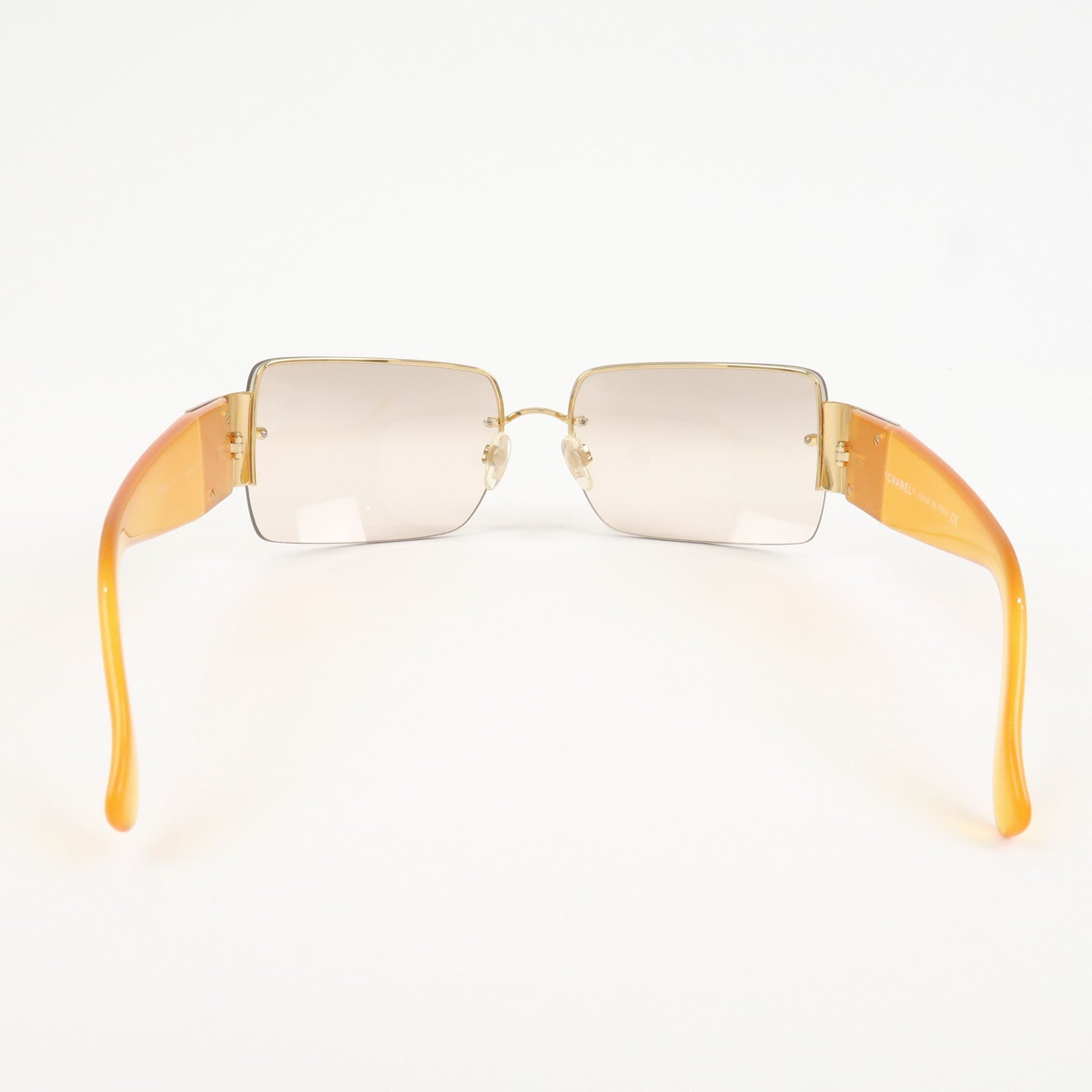 CHANEL Rhinestone Coco Mark Sunglasses 4095-B c.125/8z 62□15