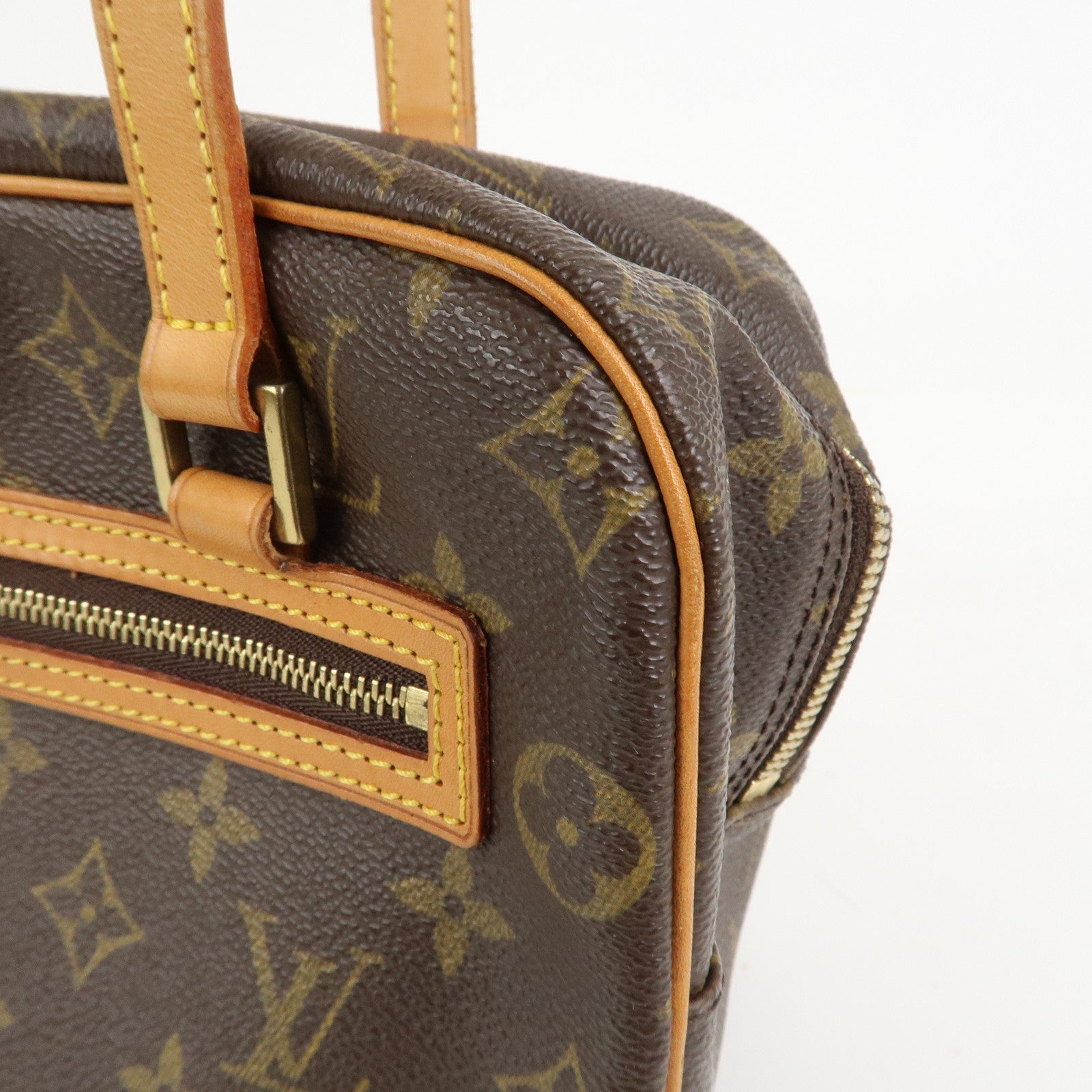 Louis Vuitton Monogram Cite MM Shoulder Bag Hand Bag Brown M51182
