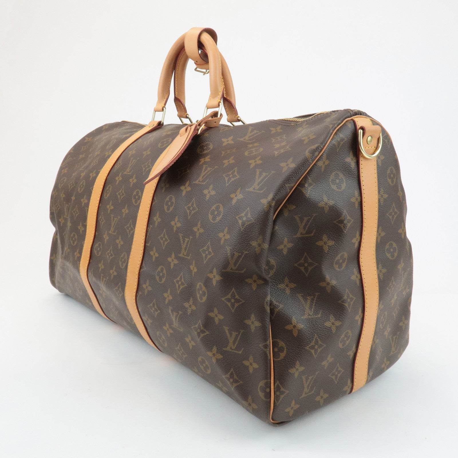 Louis Vuitton Monogram Keep All Bandouliere 55 Boston Bag M41414 Used