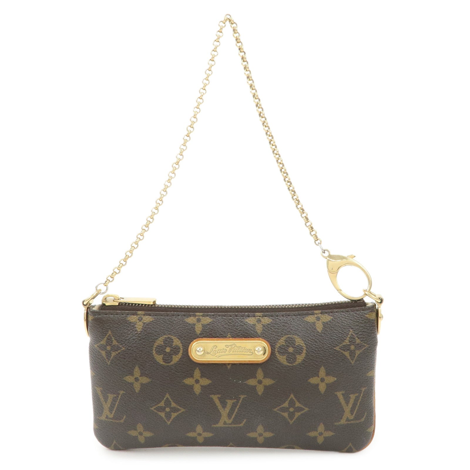 Louis Vuitton Monogram Pochette Milla MM Chain Hand Bag M60094