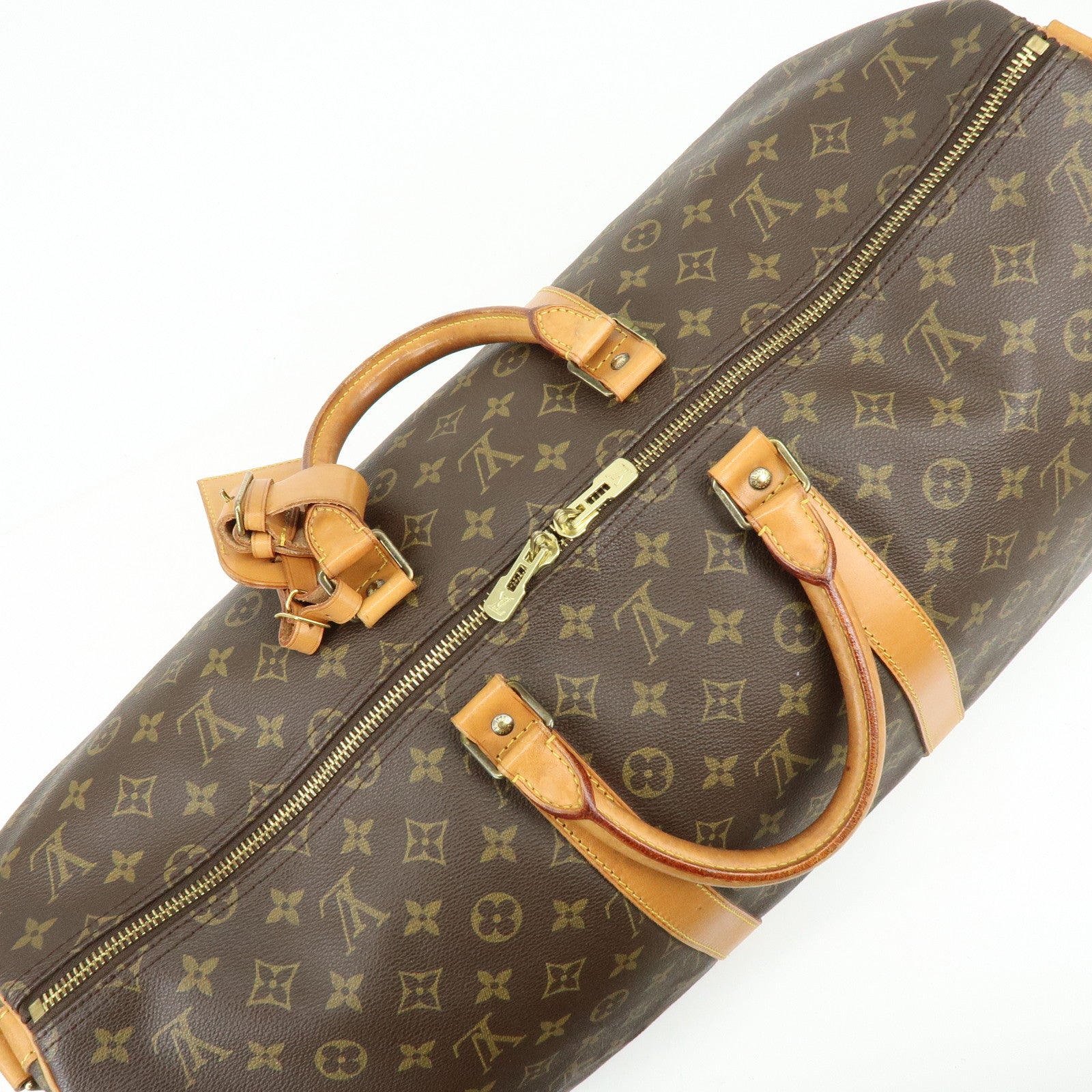 Louis Vuitton Monogram Keep All Bandouliere 55 Boston Bag M41414
