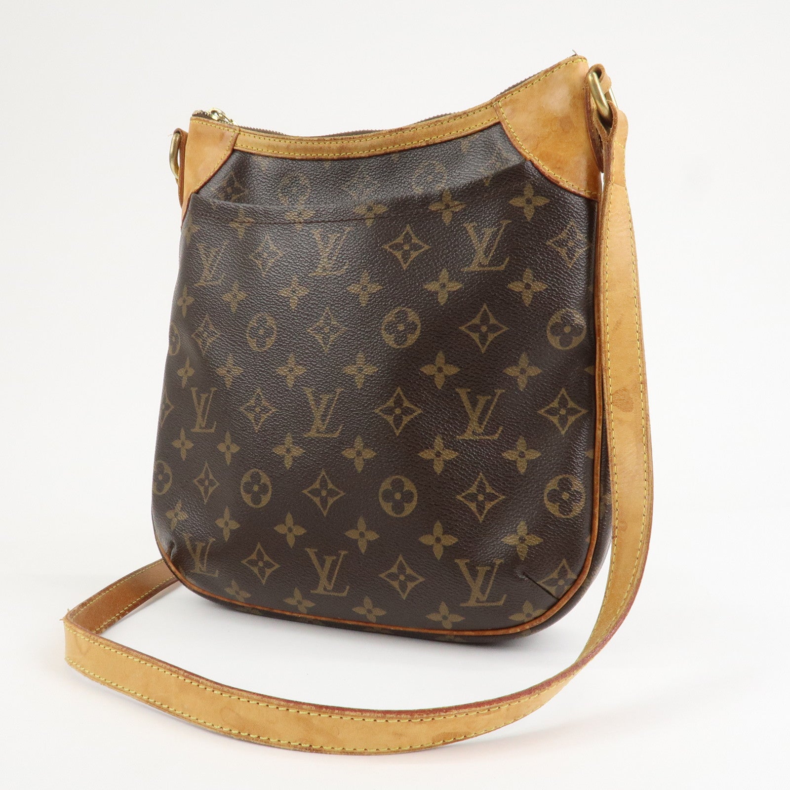 Louis Vuitton Monogram Canvas Leather Odeon PM Shoulder BagM56390
