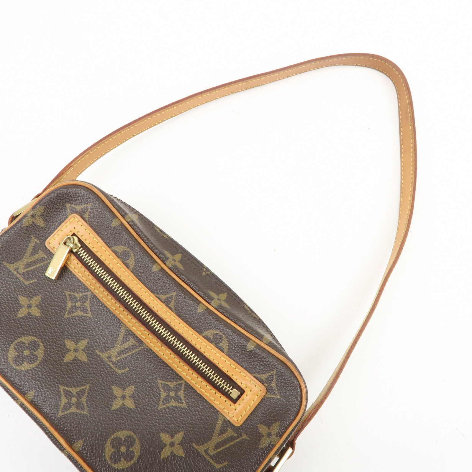 Louis Vuitton Monogram Pochette Cite Shoulder Bag Brown M51183