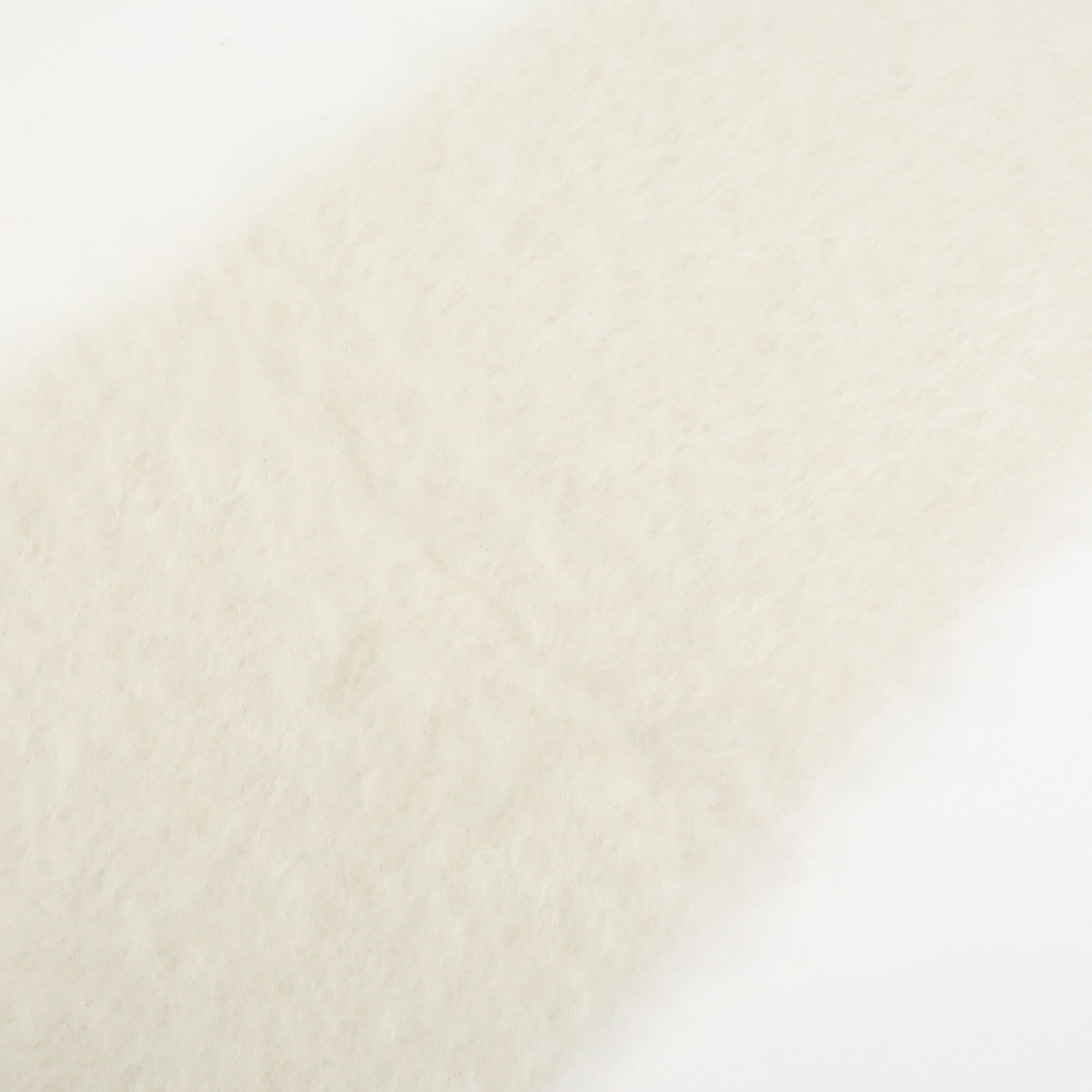 LOEWE Anagram Wool Scarf Stole Muffler Ivory