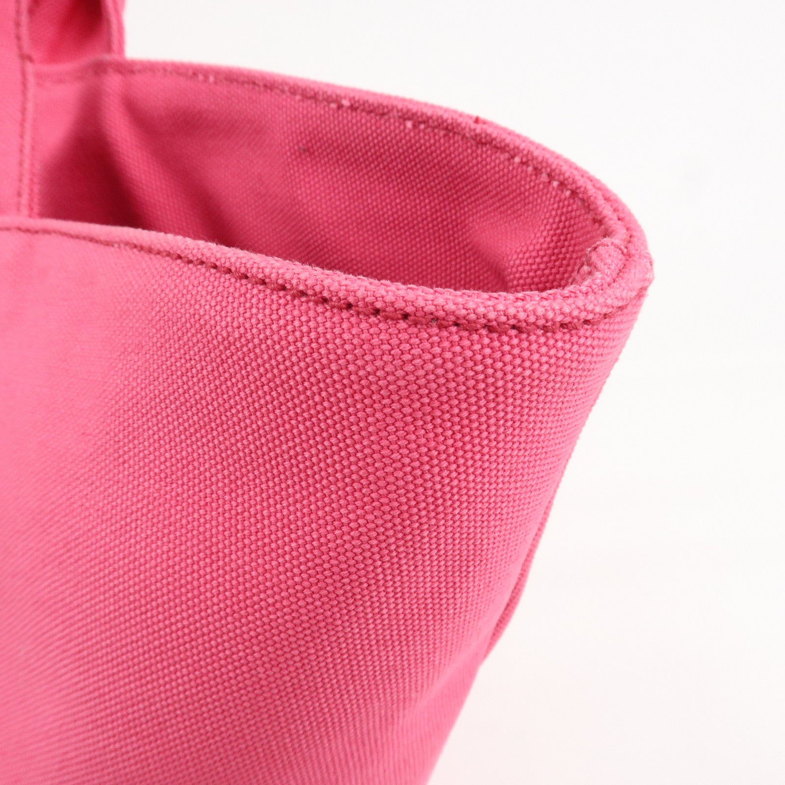 PRADA Canapa Canvas 2Way Bag Tote Bag Shoulder Bag Pink 1BG163