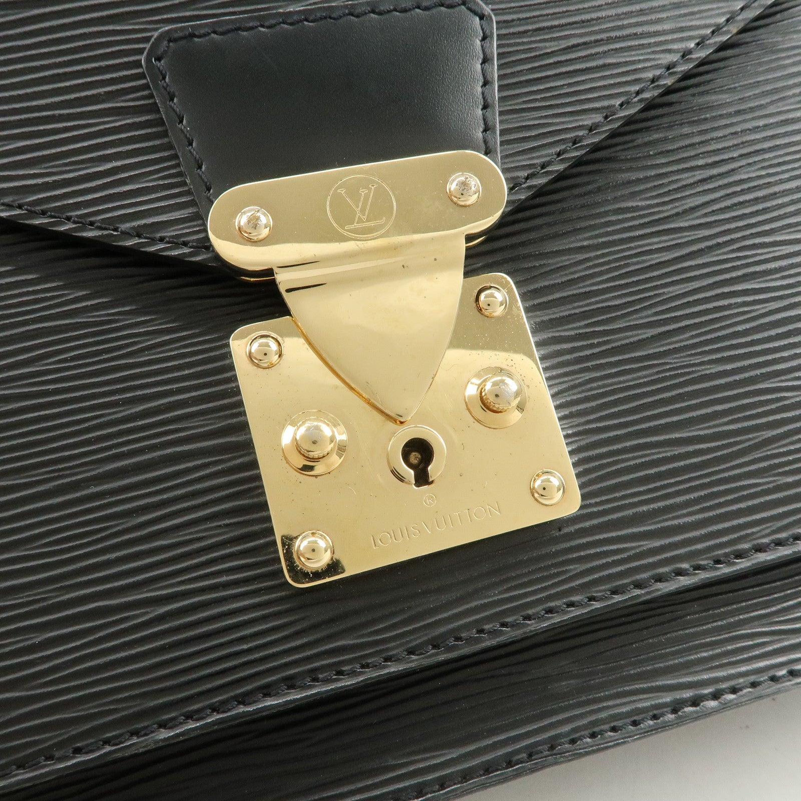Louis Vuitton Epi Monceau 2Way Shoulder Bag Hand Bag Noir M52122