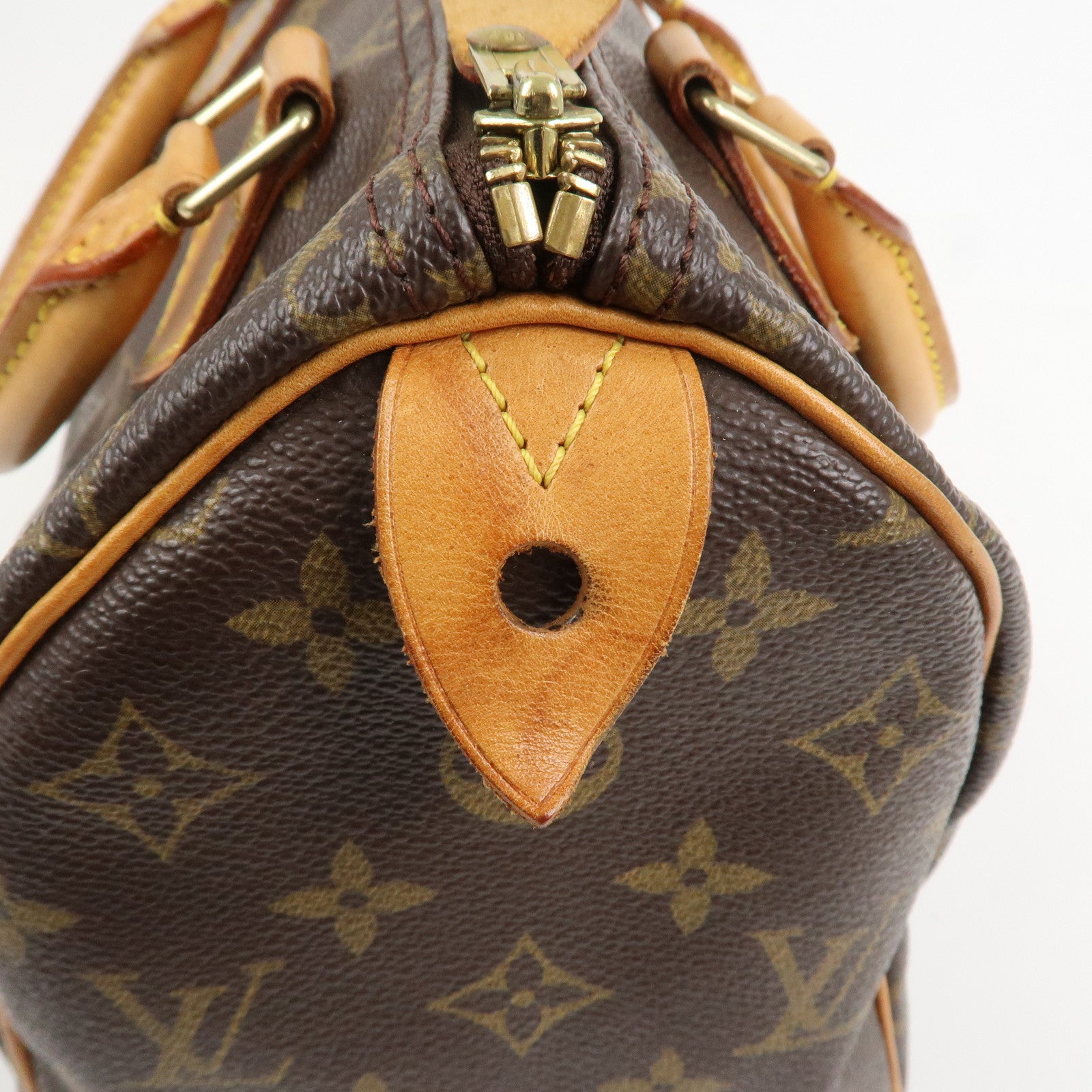 Louis Vuitton Monogram Speedy 25 Boston Bag Hand Bag Brown M41528