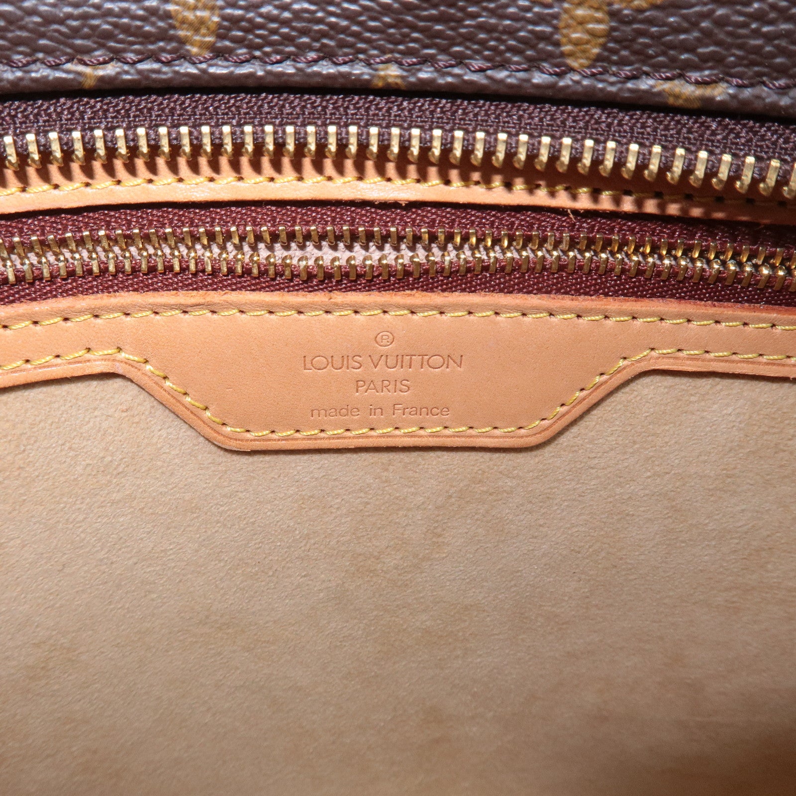 Louis Vuitton Monogram Luco Tote Bag Hand Bag Brown M51155