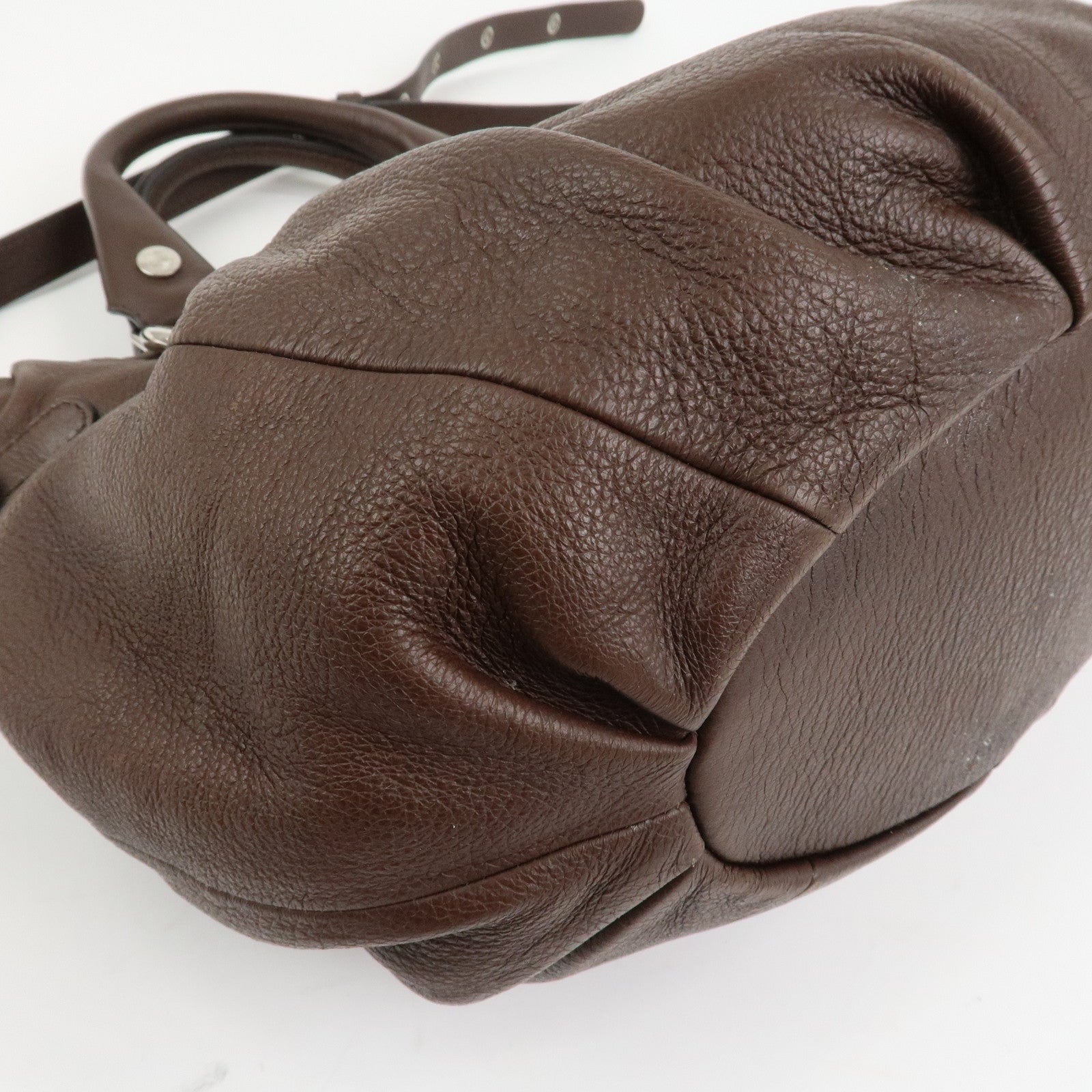 CELINE Macadam Leather Pillow Small 2Way Bag Shoulder Bag Hand Bag