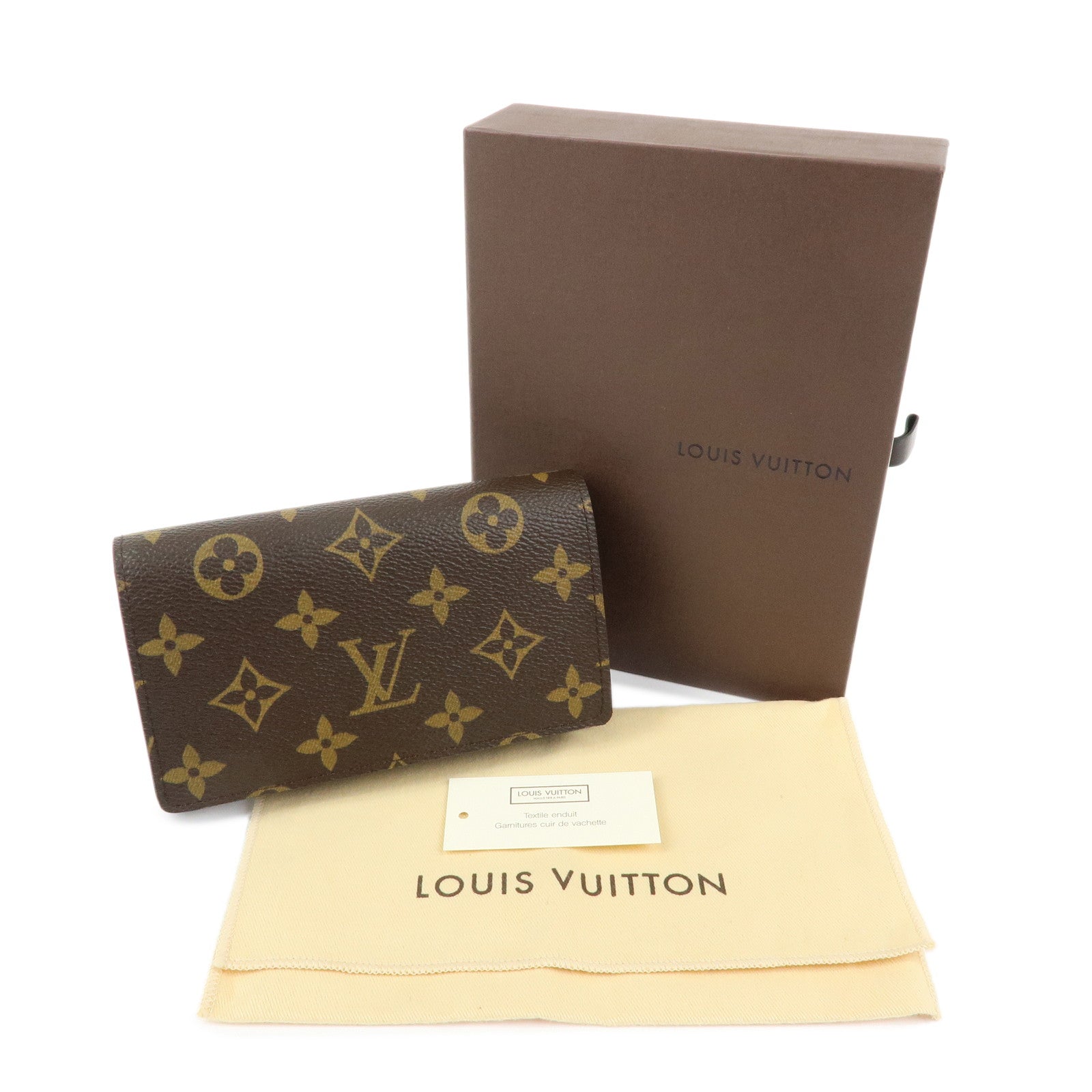 Louis Vuitton Monogram Porte Monnaie Billet Tresor Wallet M61730