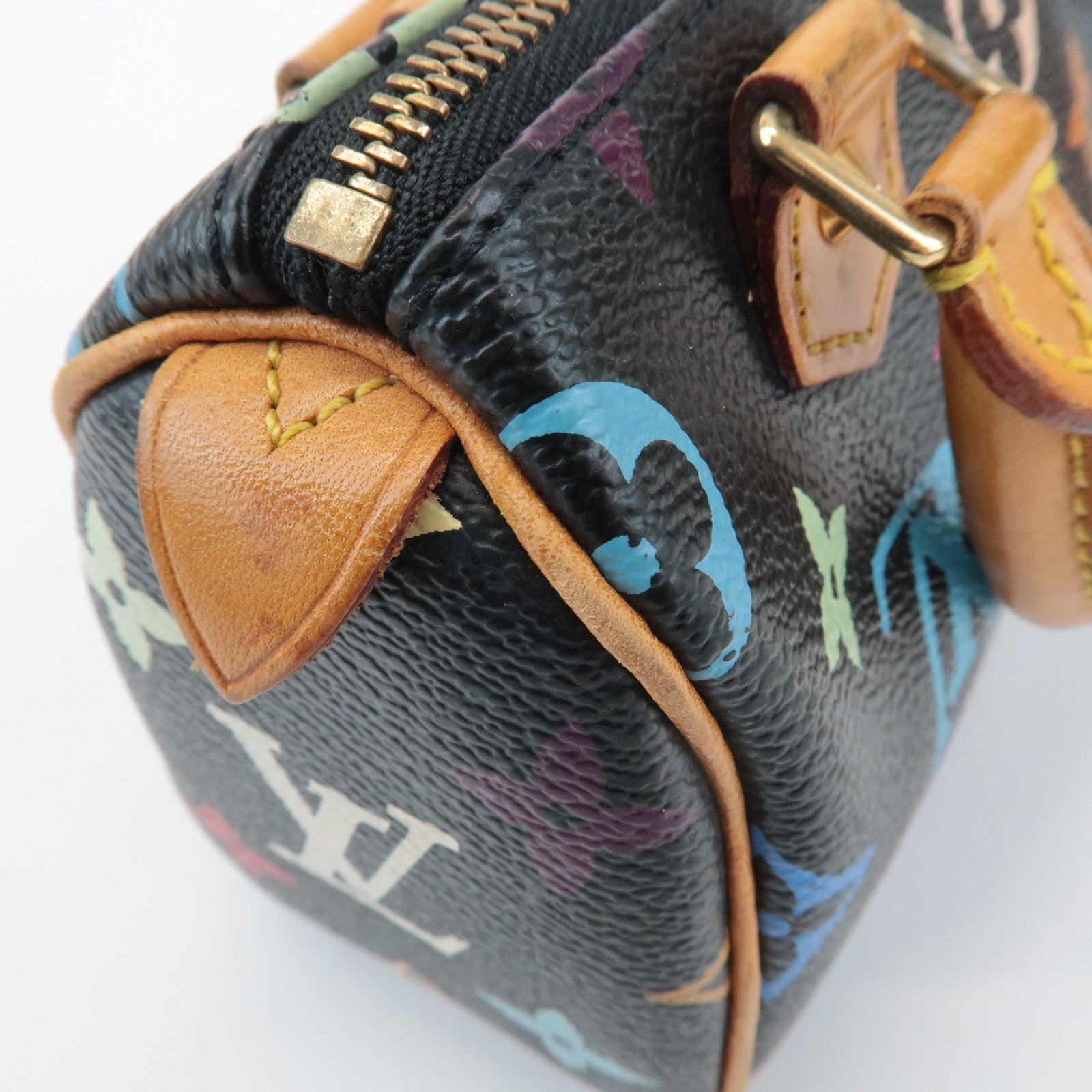 Louis Vuitton Monogram Multicolor Mini Speedy Mini Bag Noir M92644