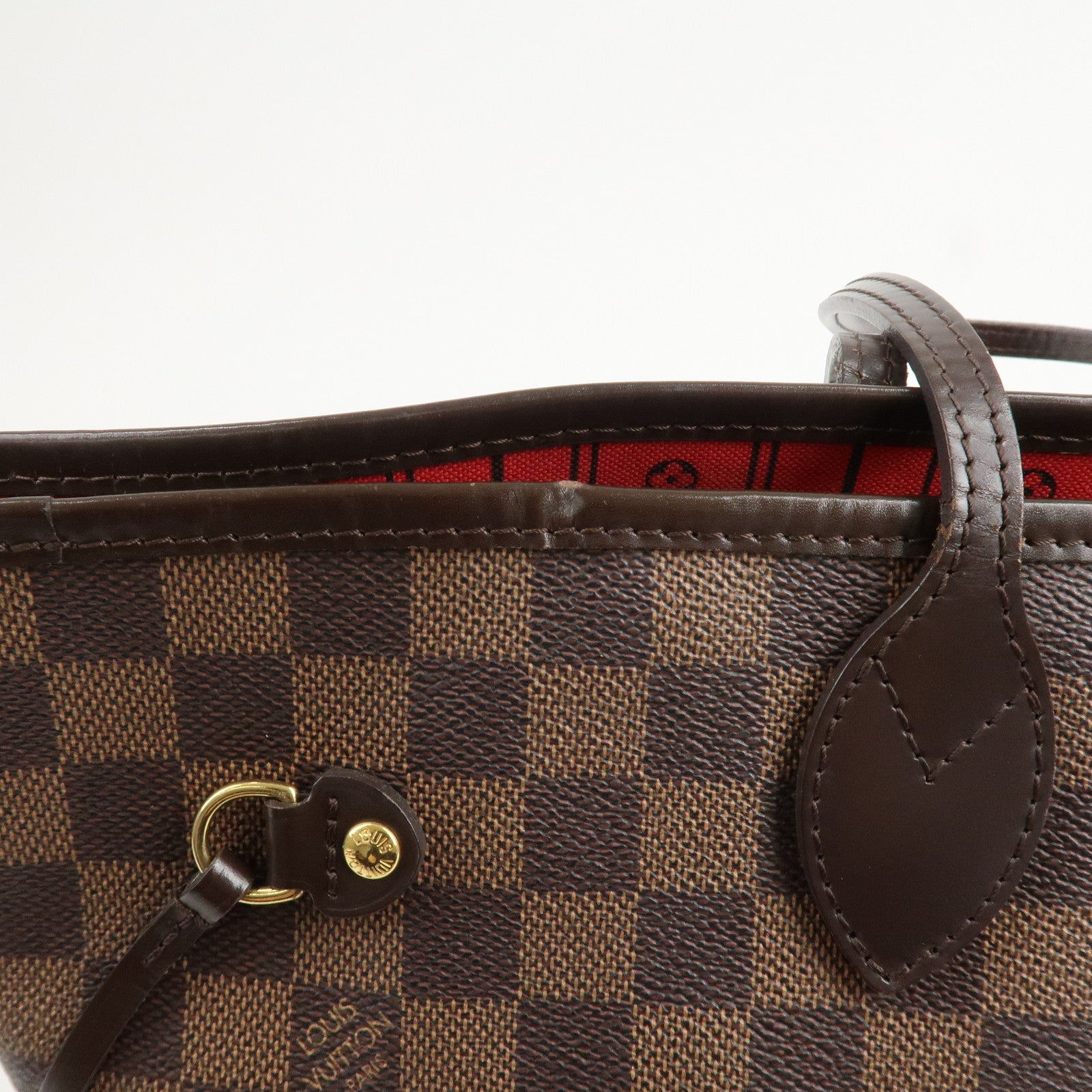 Louis Vuitton Damier Ebene Canvas Neverfull MM Tote Bag N51105