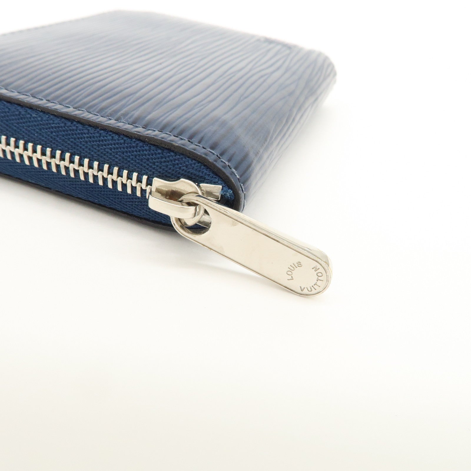 Louis Vuitton Epi leather Zippy Round Coin Case Andigo Blue M60384