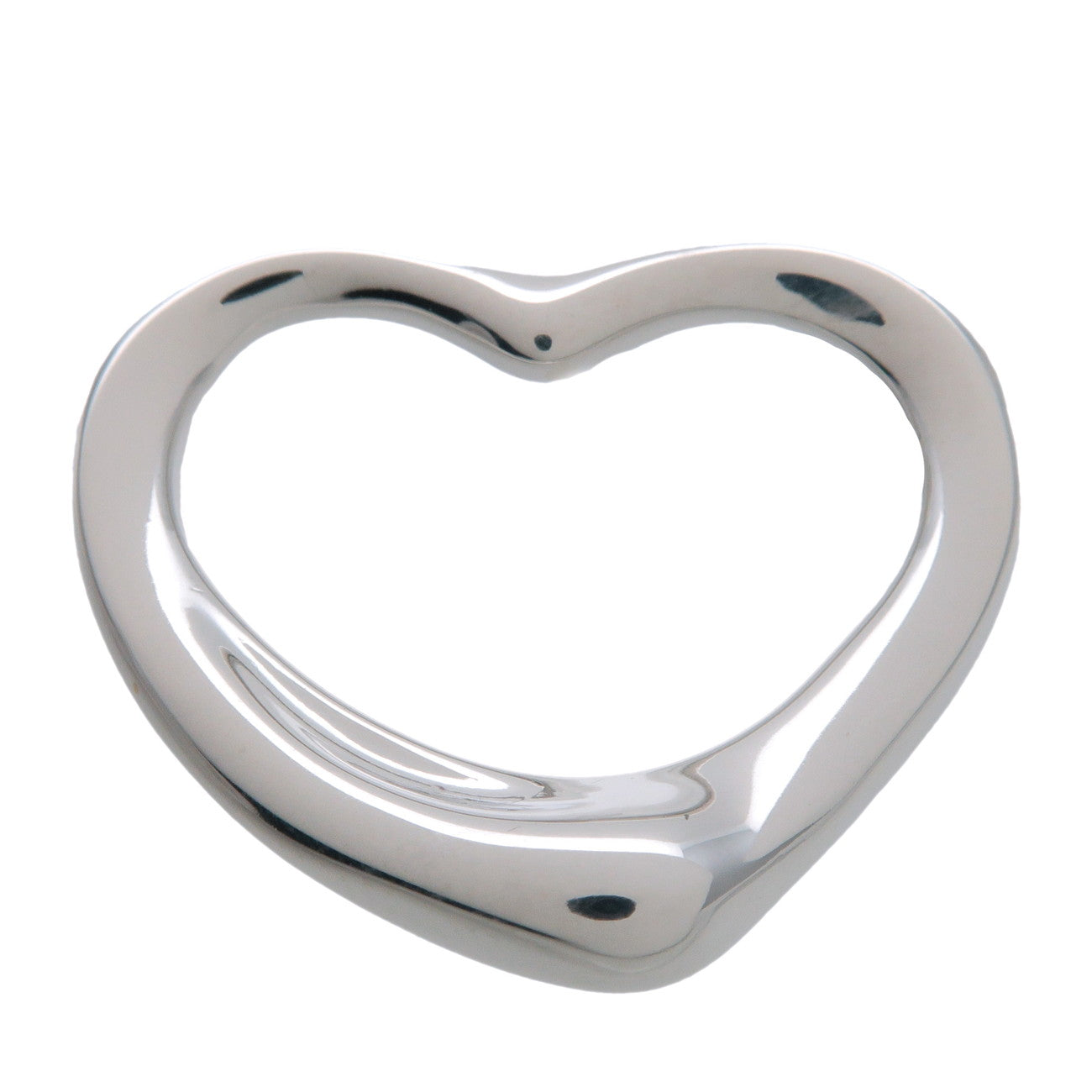 Tiffany & Co Open Heart Pendant Top 22MM SV925 Silver