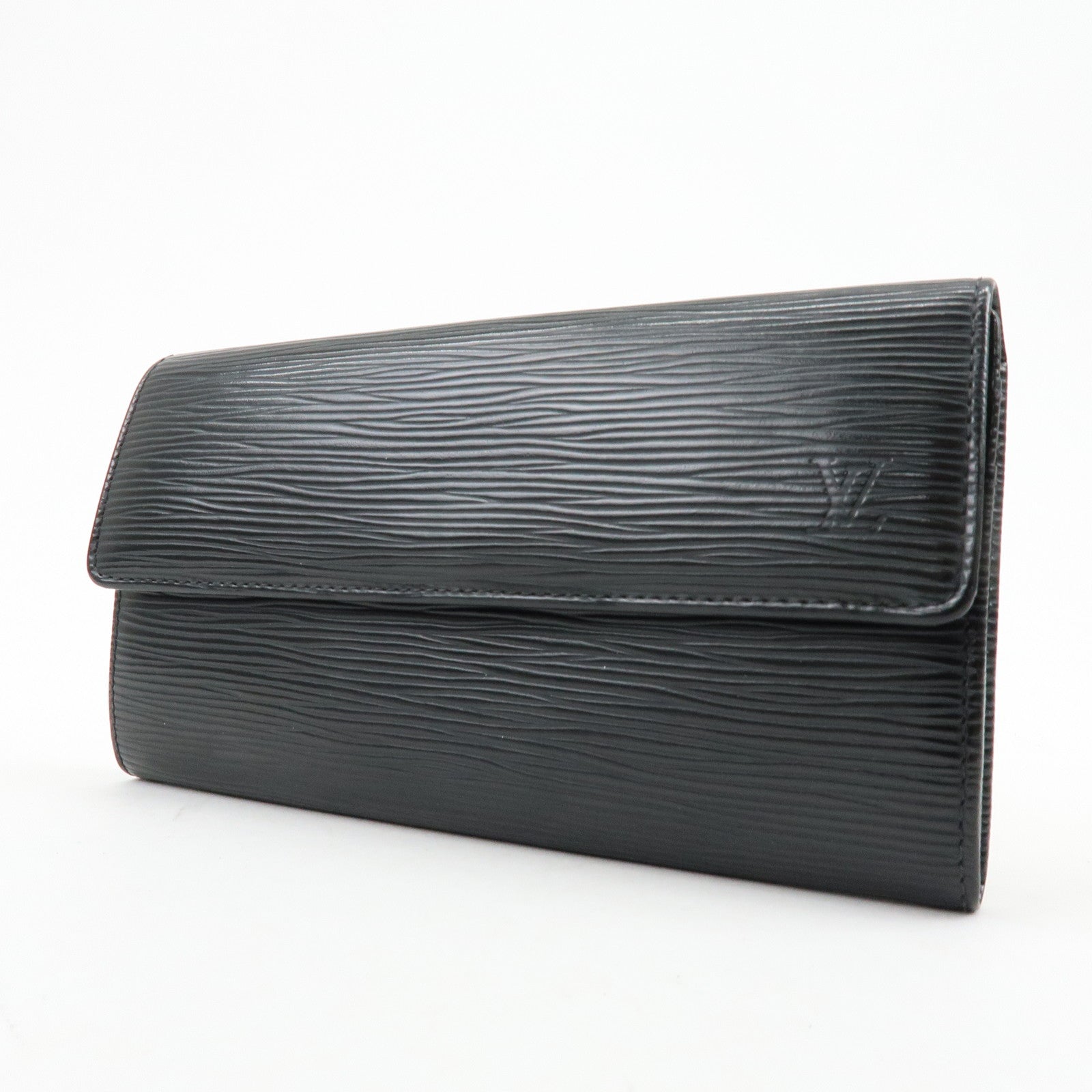 Louis Vuitton Epi Portefeuille Sarah Wallet Noir Black M63742