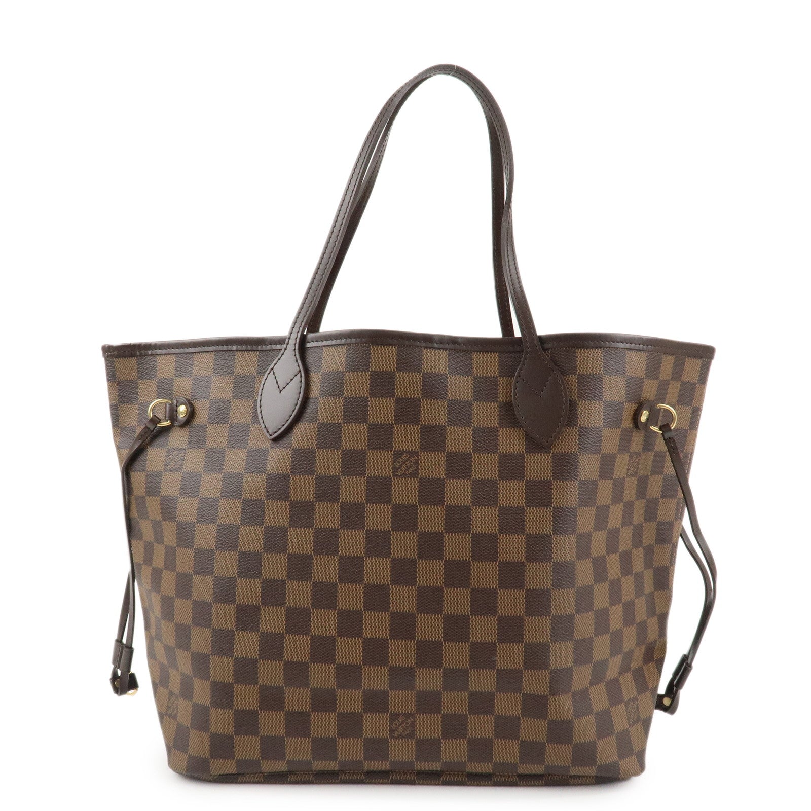 Louis Vuitton Damier Neverfull MM Tote Bag Shoulder Bag N51105 Used