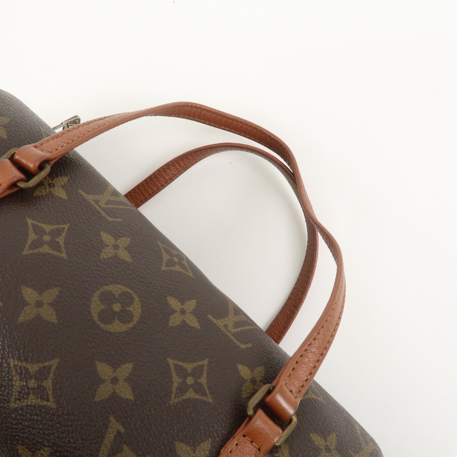 Louis Vuitton Monogram Papillon 26 Hand Bag Old Style Brown M51366