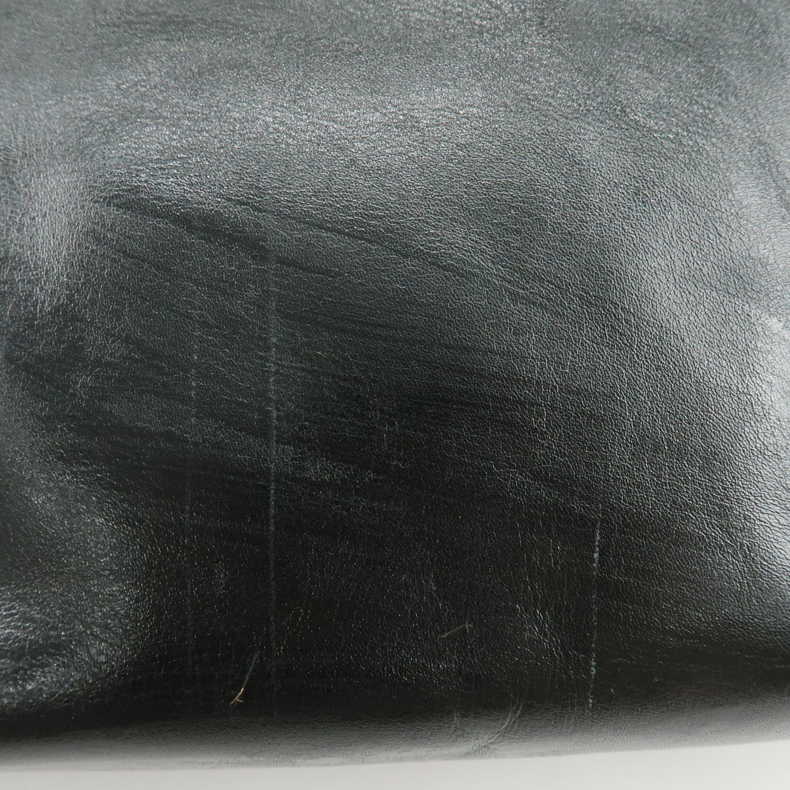 LOEWE Anagram Amazona36 Leather Hand Bag Boston Bag Black