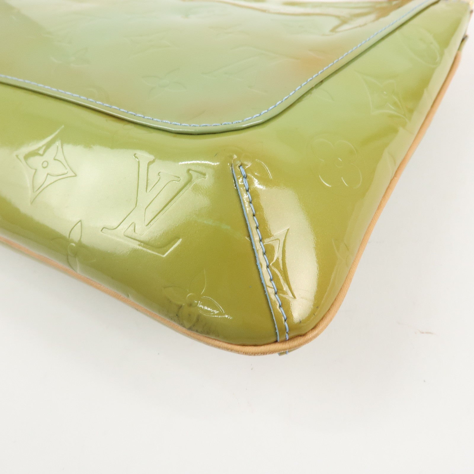 Louis Vuitton Vernis Thompson Street Shoulder Bag Baby Blue M91008