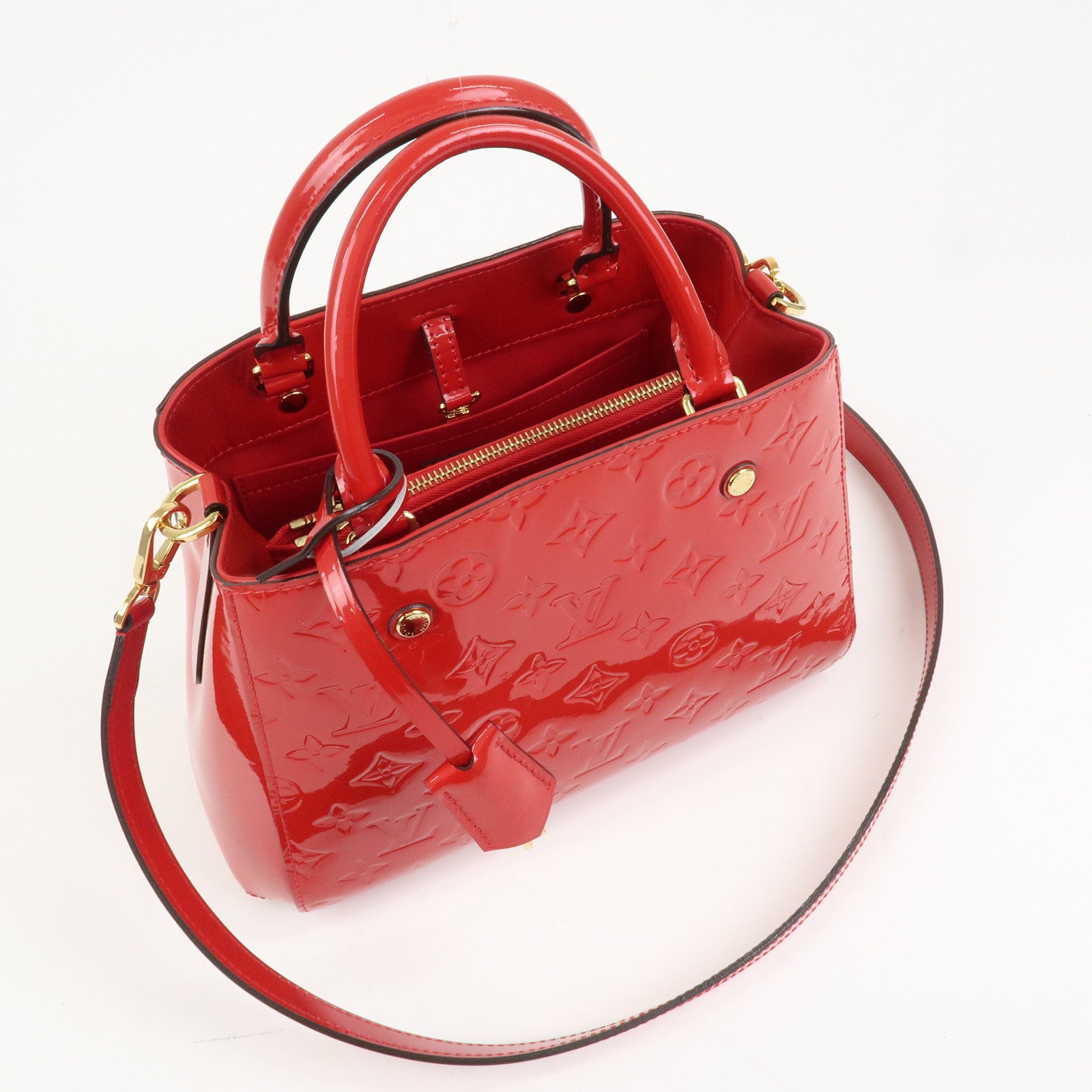 Louis Vuitton Monogram Vernis Montaigne BB 2Way Bag Hand Bag M50170