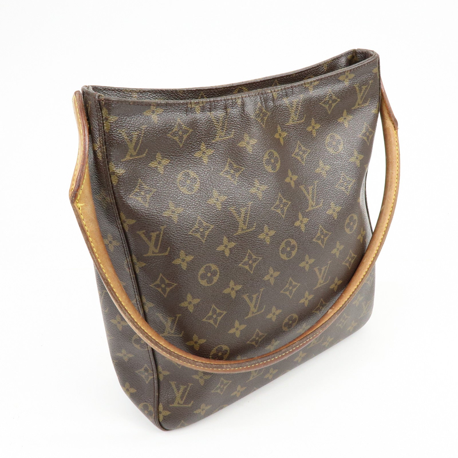 Louis Vuitton Monogram Looping GM Shoulder Bag Brown M51145