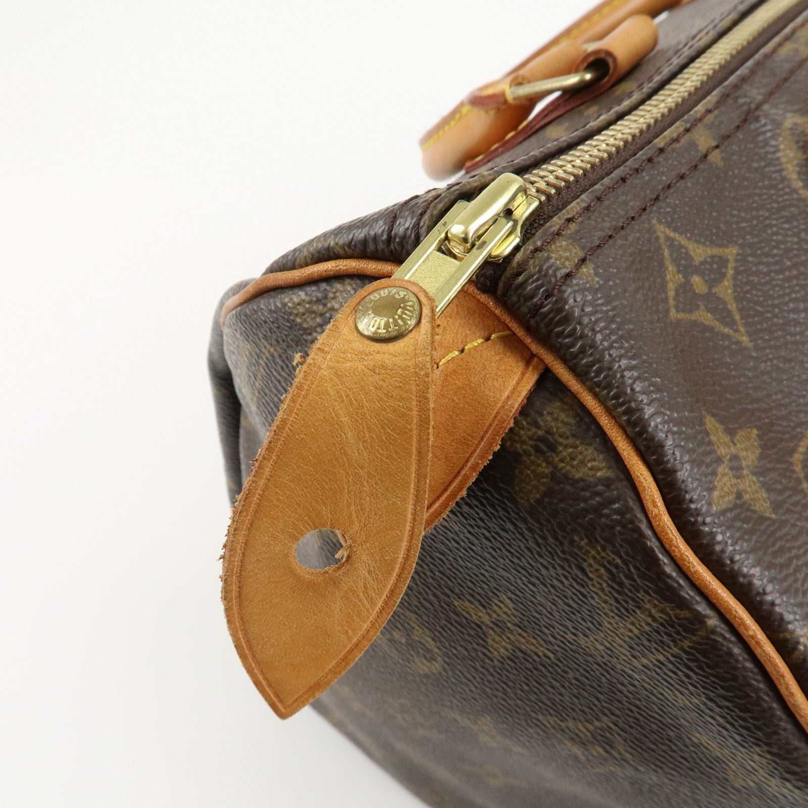 Louis Vuitton Monogram Speedy 30 Hand Bag Boston Bag M41526 Used