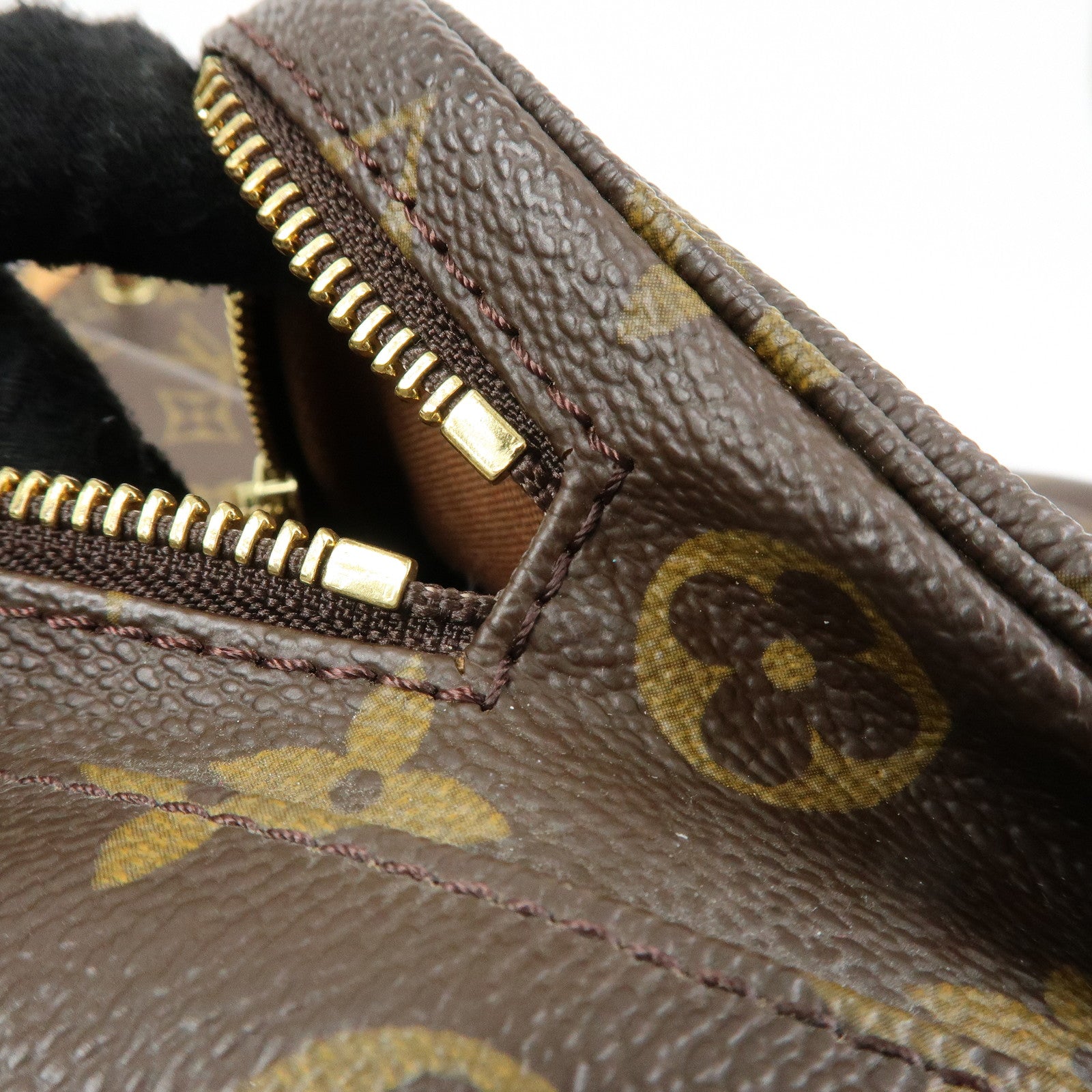 Louis Vuitton Monogram Montsouris GM Backpack Rucksack Brown M51135