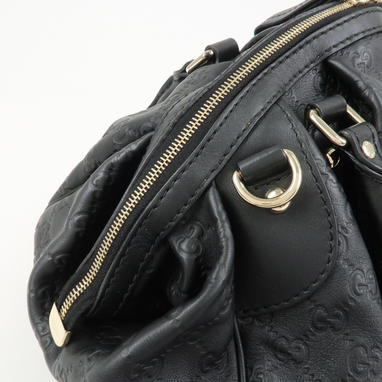 GUCCI Sukey Interlocking G Guccissima Leather 2Way Bag 223974