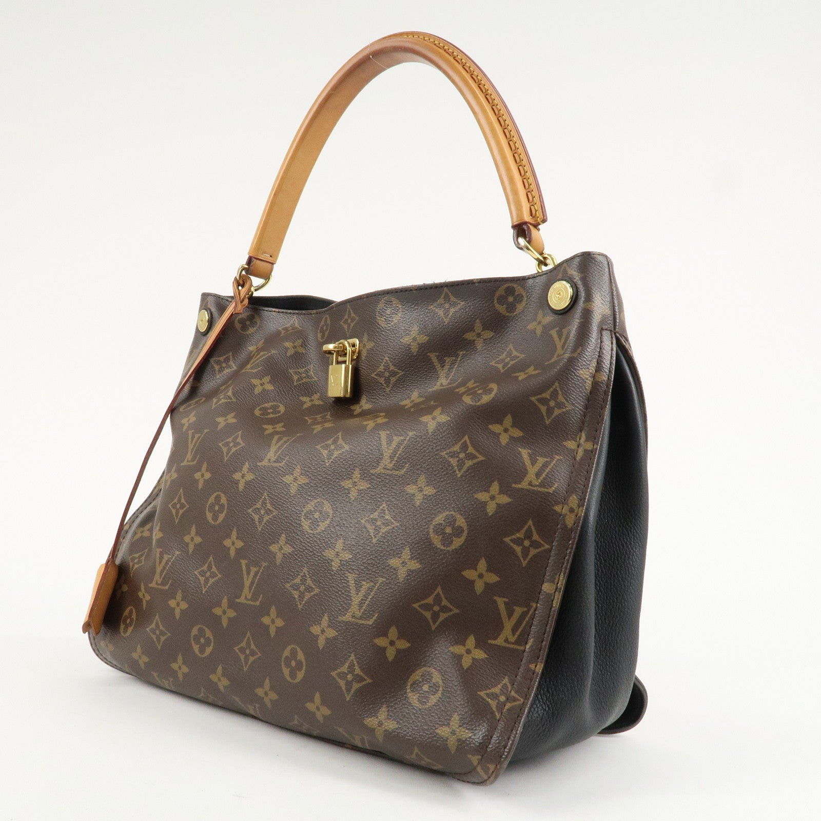 Louis Vuitton Monogram Gaia Shoulder Bag Brown M41621 Used