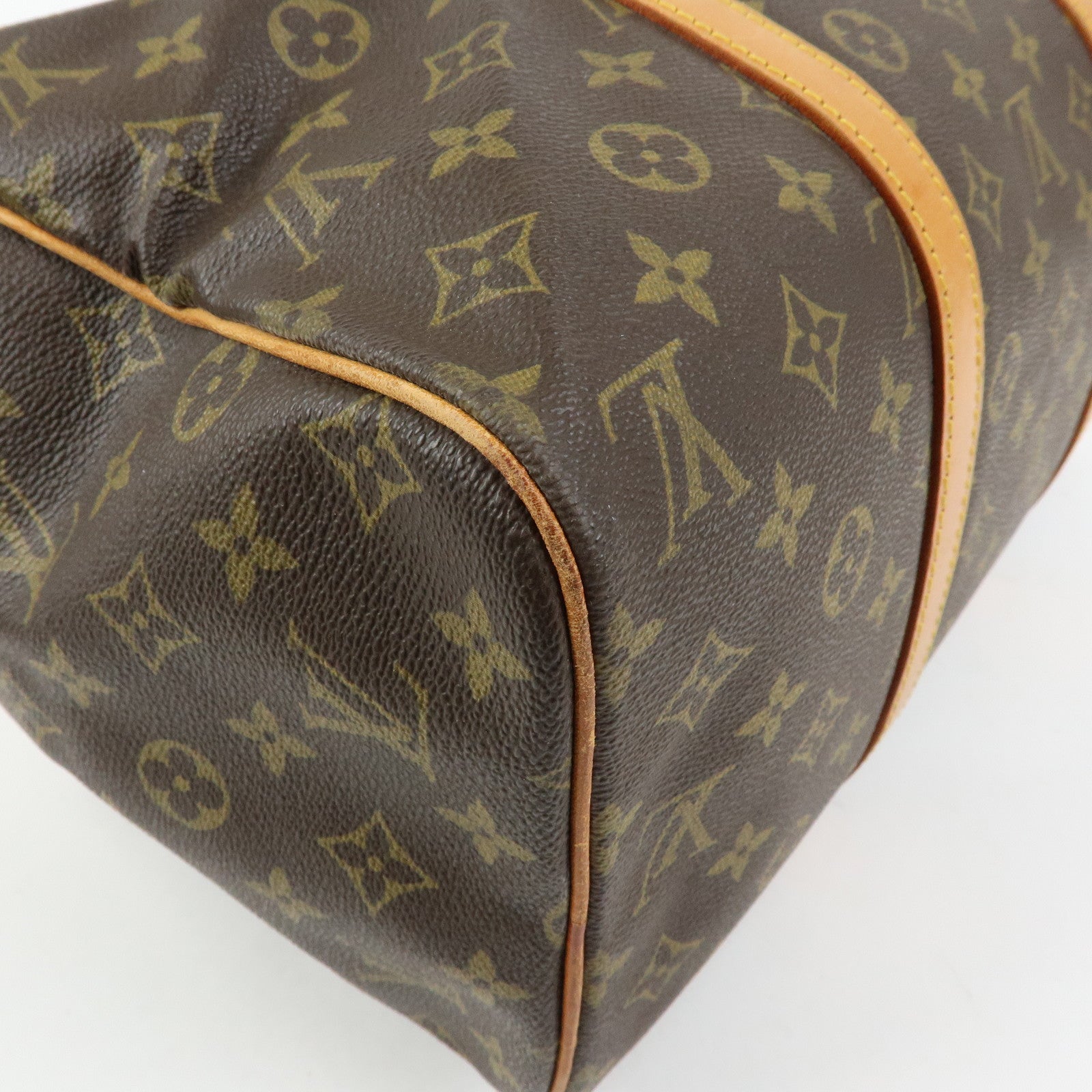Louis Vuitton Monogram Sac Souple 35 Boston Bag Brown M41626