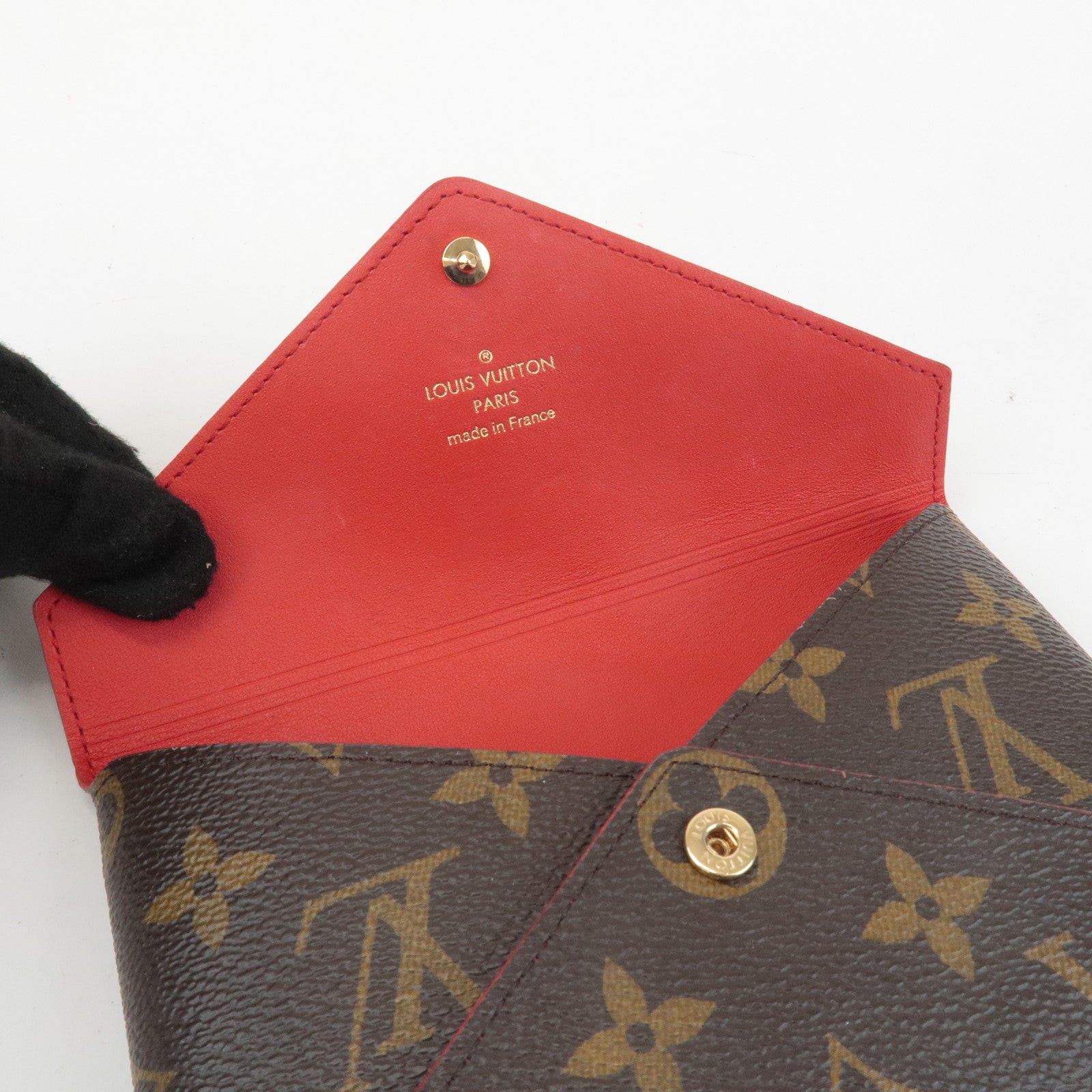 Louis Vuitton Monogram Pochette Kirigami Medium Size Pouch Brown M62034 Used